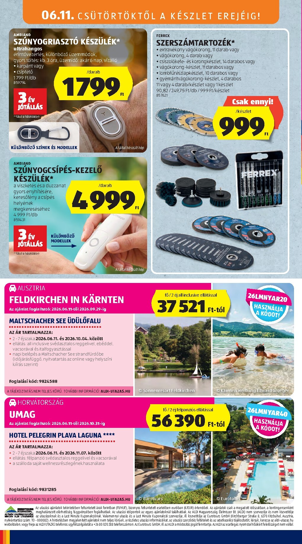 aldi - A jövőbeli Aldi akciós újság csütörtöktől 2026.06.11.-tól szerdától 2026.06.17.-ig érvényes. - page: 26