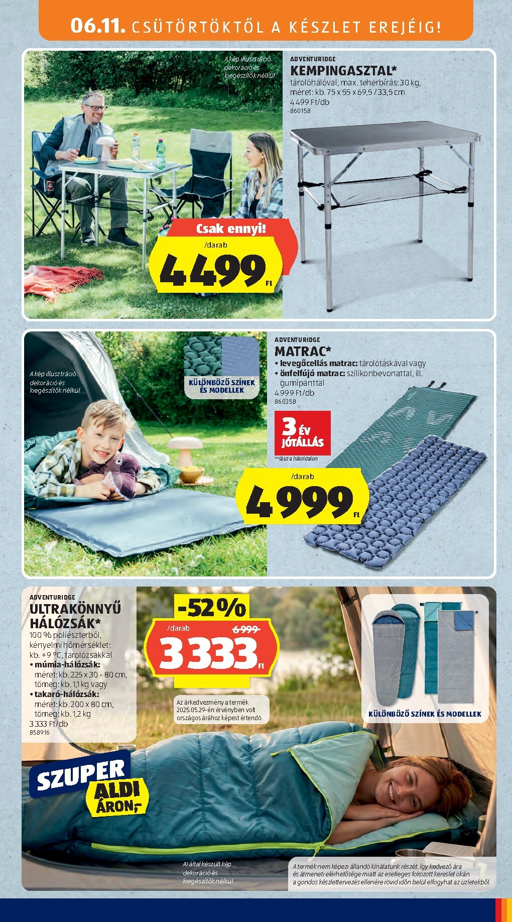 aldi - A jövőbeli Aldi akciós újság csütörtöktől 2026.06.11.-tól szerdától 2026.06.17.-ig érvényes. - page: 23