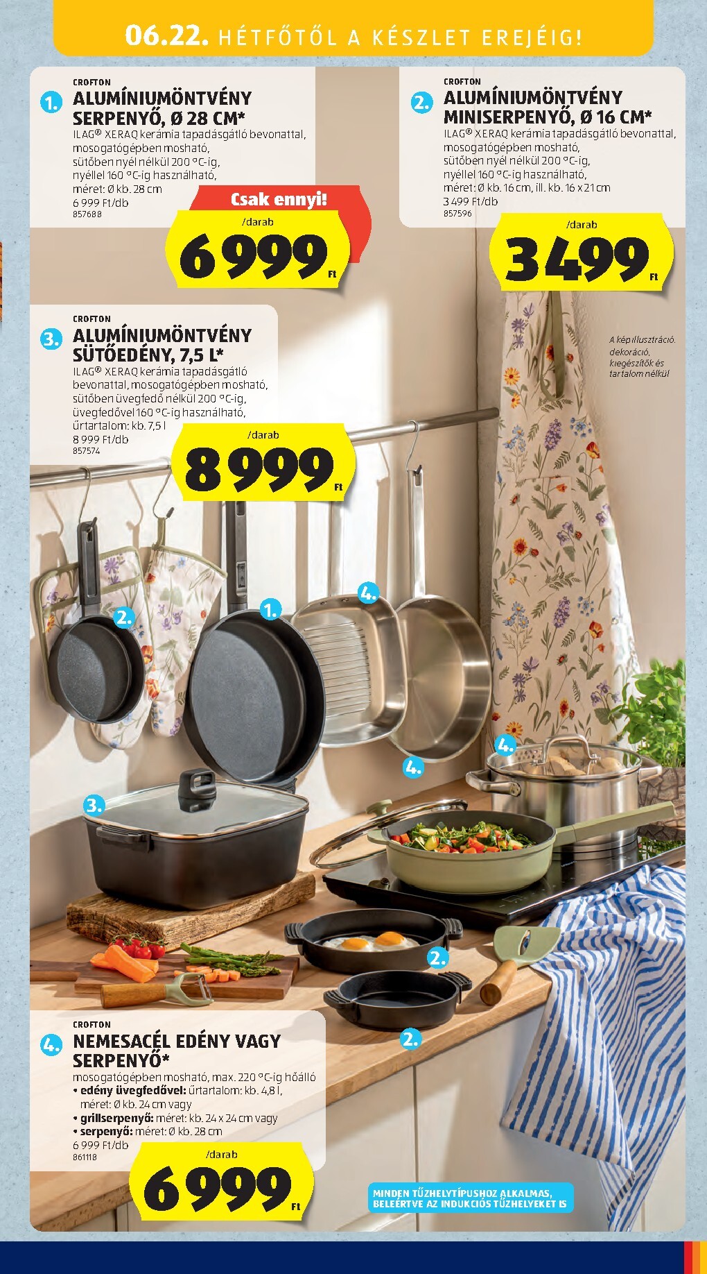aldi - Aldi - Középső sor termékei hirdetmény a következő hétre csütörtöktől 2026.06.18.-tól keddtől 2026.06.30.-ig - page: 13