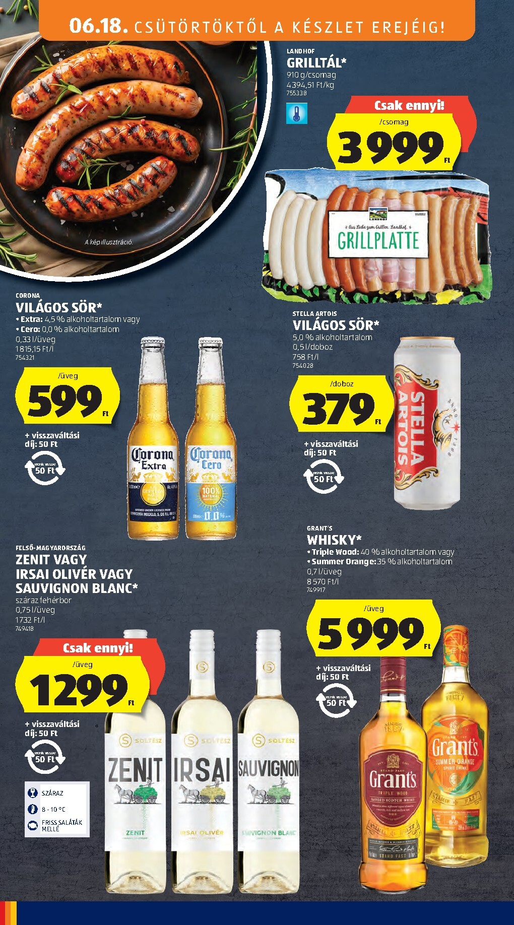 aldi - Aldi hirdetmény a következő hétre csütörtöktől 2026.06.18.-tól szerdától 2026.06.24.-ig - page: 20