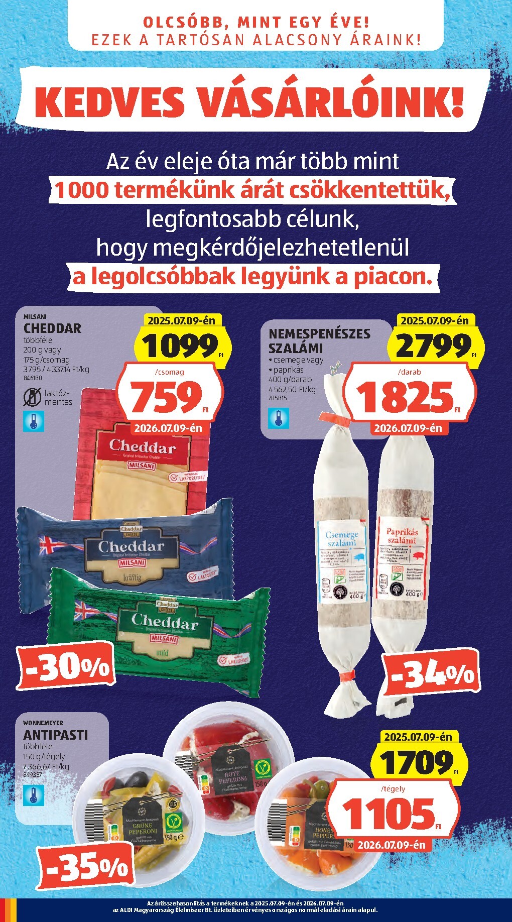 aldi - A jövőbeli Aldi akciós újság csütörtöktől 2026.07.09.-tól szerdától 2026.07.15.-ig érvényes. - page: 2