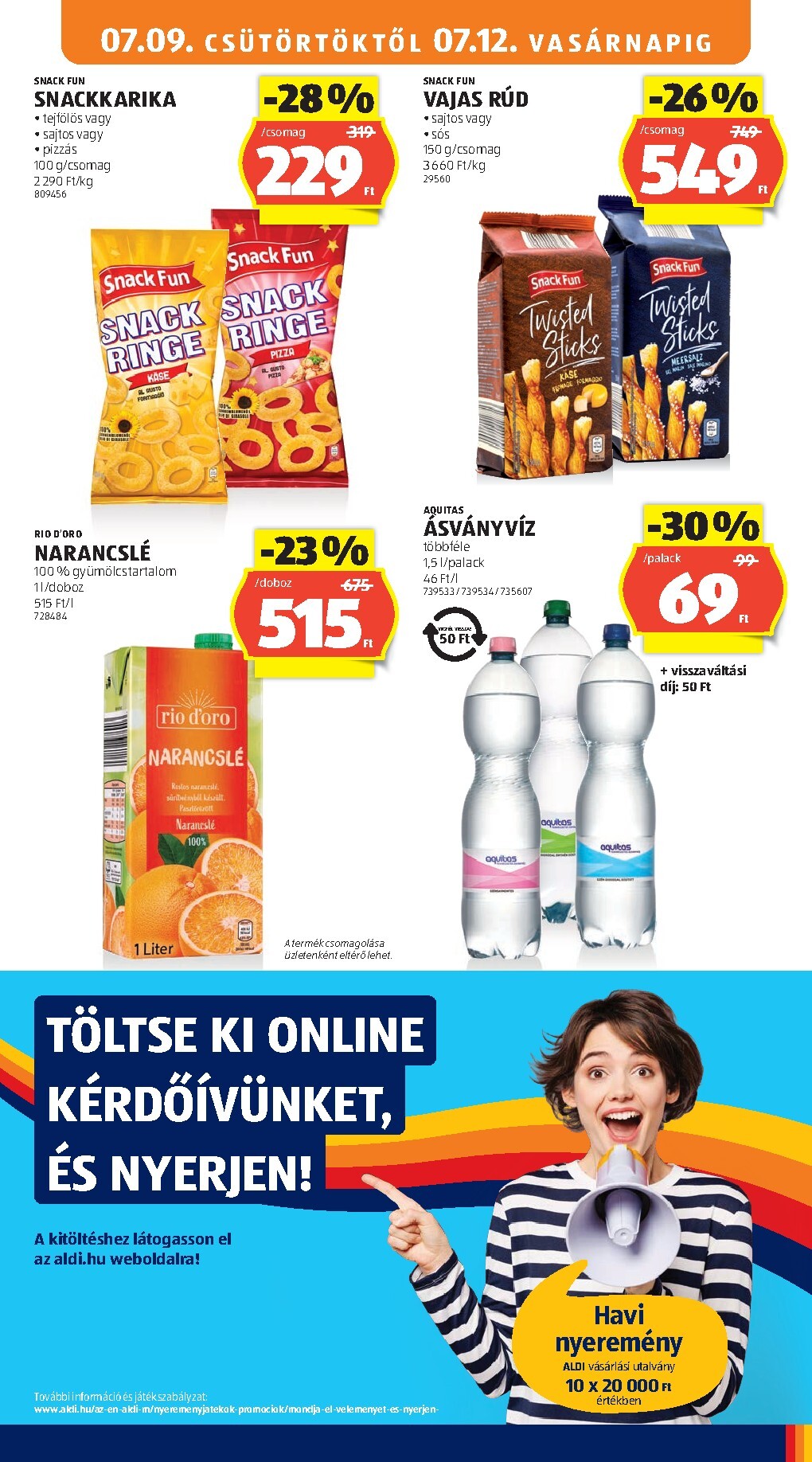 aldi - A jövőbeli Aldi akciós újság csütörtöktől 2026.07.09.-tól szerdától 2026.07.15.-ig érvényes. - page: 19