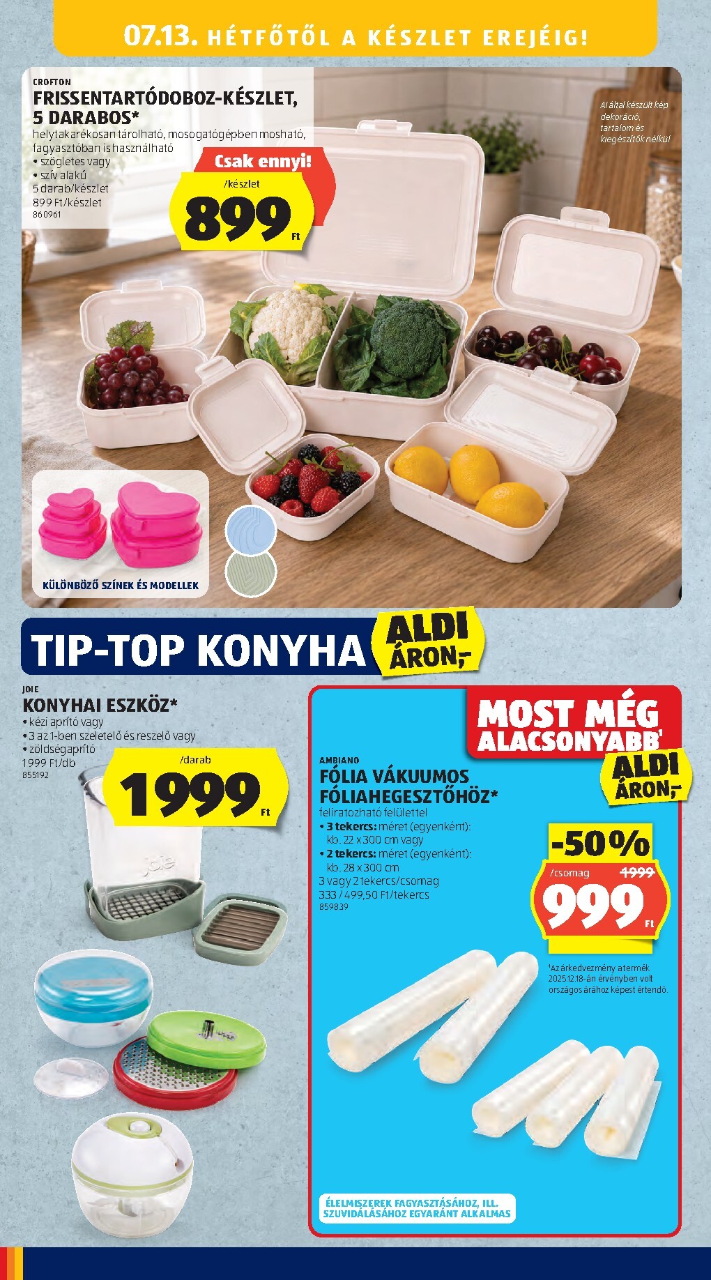 aldi - A jövőbeli Aldi akciós újság csütörtöktől 2026.07.09.-tól szerdától 2026.07.15.-ig érvényes. - page: 46