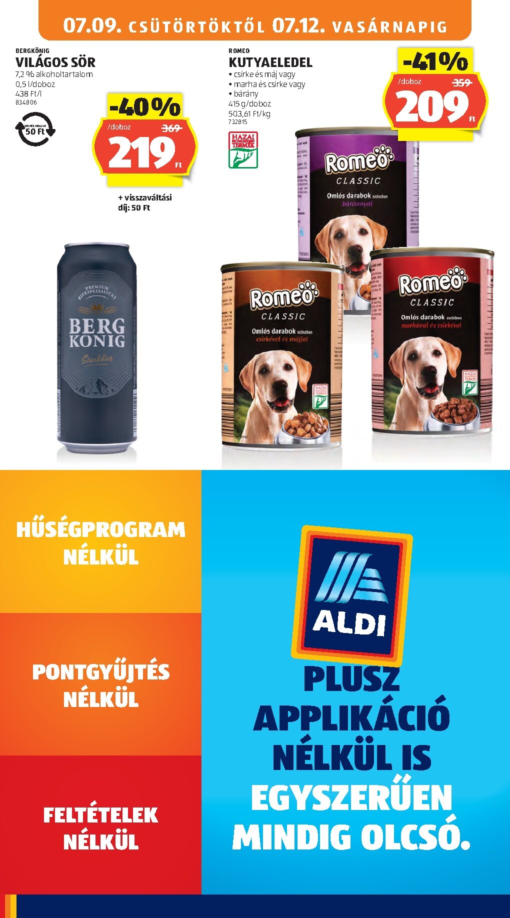 aldi - A jövőbeli Aldi akciós újság csütörtöktől 2026.07.09.-tól szerdától 2026.07.15.-ig érvényes. - page: 20