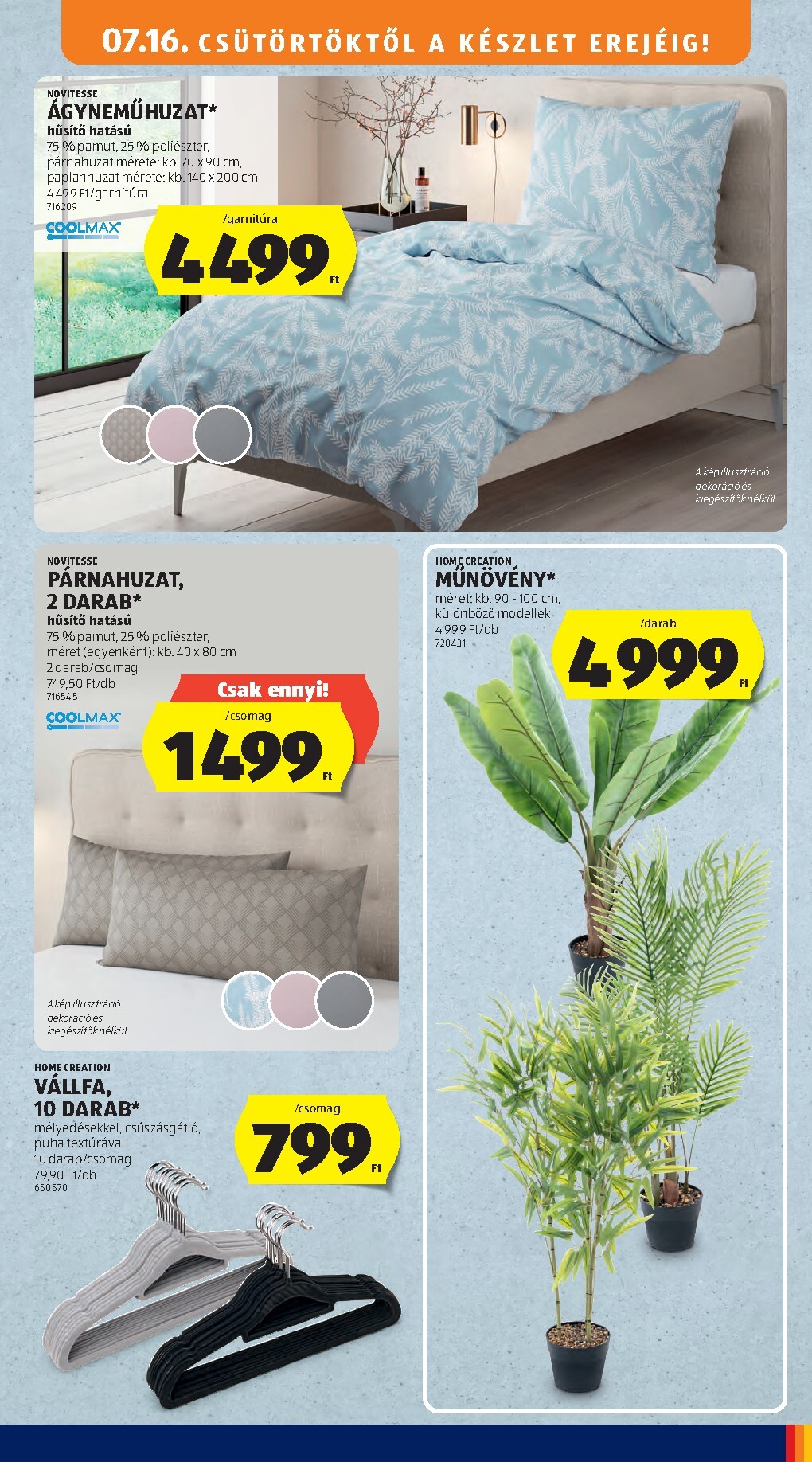 aldi - ALDI - Középső sor termékei hirdetmény a következő hétre csütörtöktől 2026.07.16.-tól szerdától 2026.07.22.-ig - page: 5