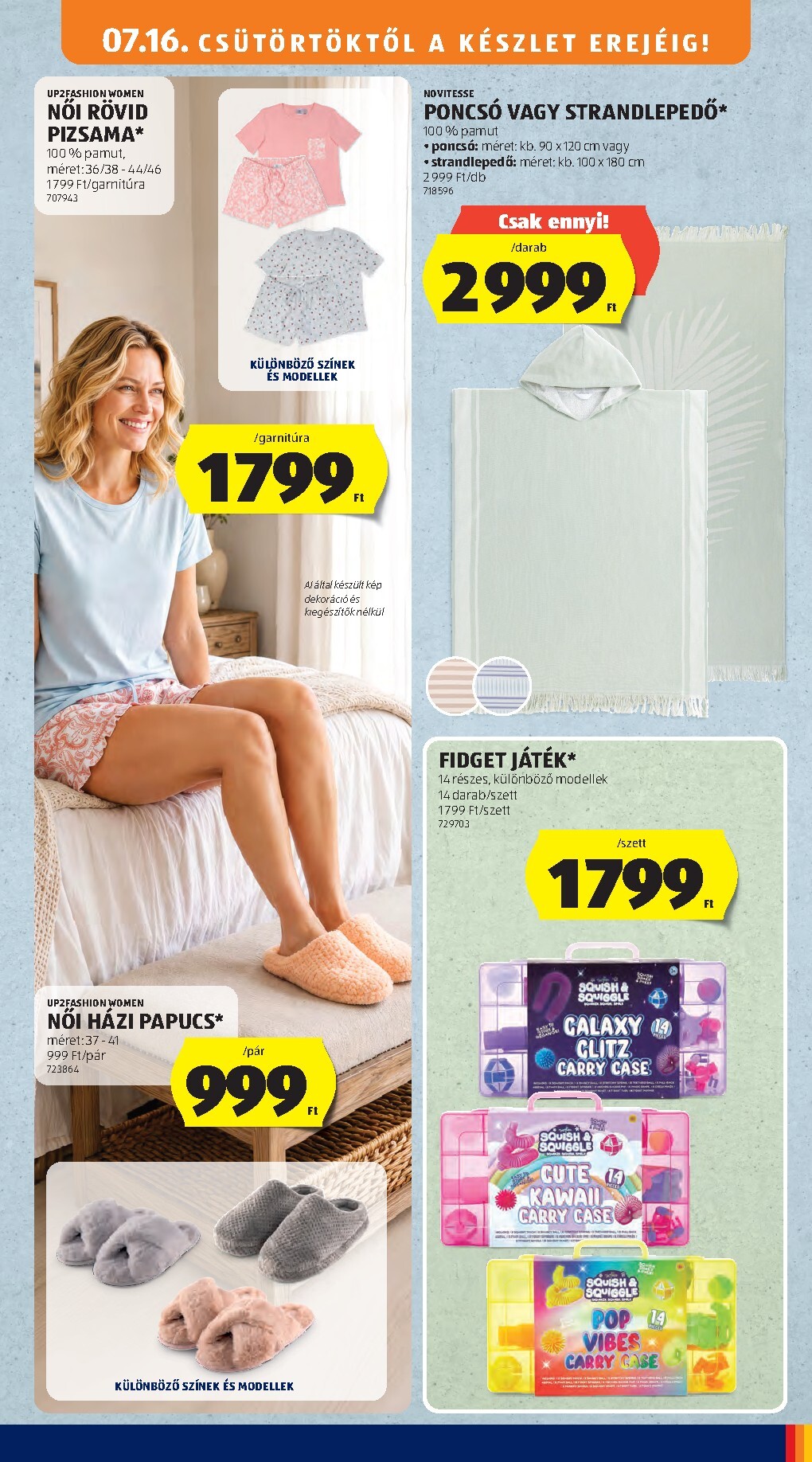 aldi - ALDI - Középső sor termékei hirdetmény a következő hétre csütörtöktől 2026.07.16.-tól szerdától 2026.07.22.-ig - page: 3
