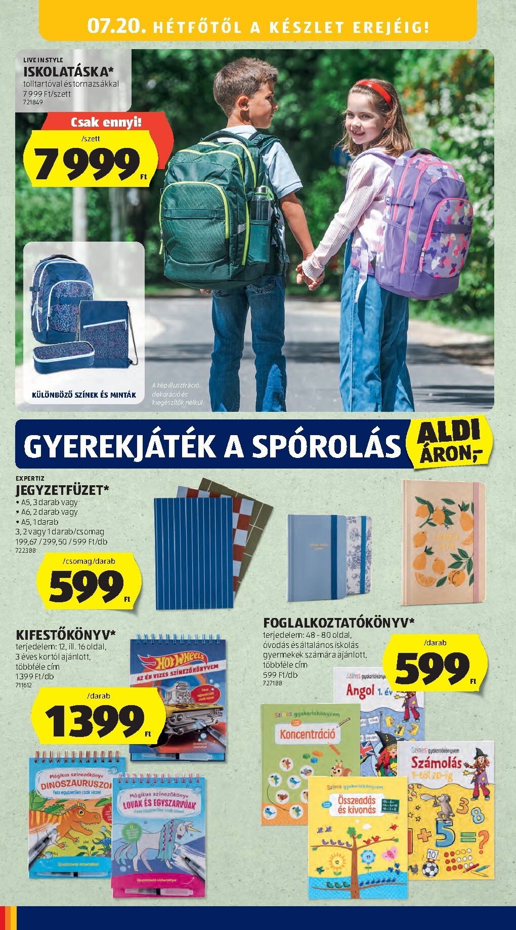 aldi - ALDI - Középső sor termékei hirdetmény a következő hétre csütörtöktől 2026.07.16.-tól szerdától 2026.07.22.-ig - page: 12