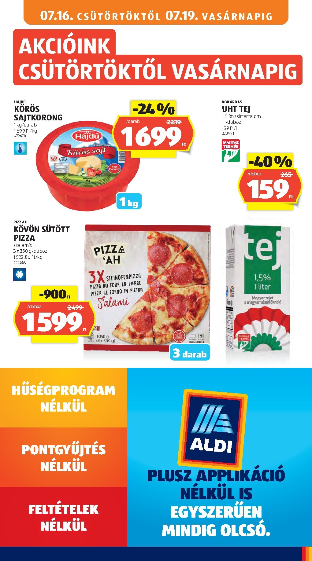 aldi - Aldi hirdetmény a következő hétre csütörtöktől 2026.07.16.-tól szerdától 2026.07.22.-ig - page: 15