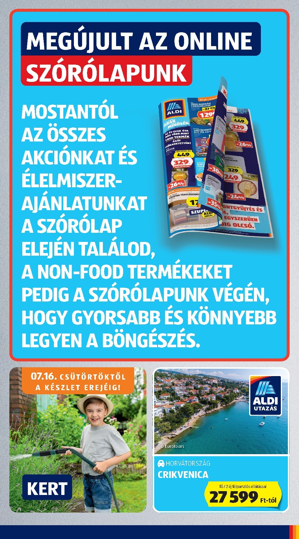 aldi - Aldi hirdetmény a következő hétre csütörtöktől 2026.07.16.-tól szerdától 2026.07.22.-ig - page: 7