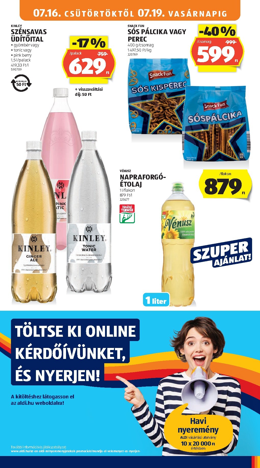 aldi - Aldi hirdetmény a következő hétre csütörtöktől 2026.07.16.-tól szerdától 2026.07.22.-ig - page: 17