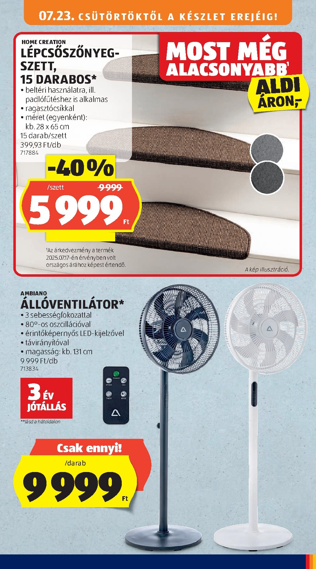 aldi - Aldi hirdetmény a következő hétre csütörtöktől 2026.07.23.-tól szerdától 2026.07.29.-ig - page: 43