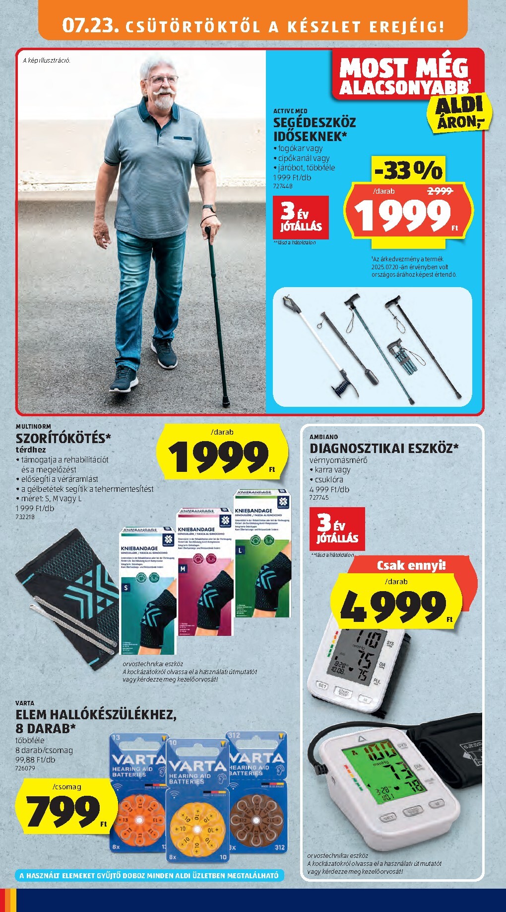 aldi - Aldi hirdetmény a következő hétre csütörtöktől 2026.07.23.-tól szerdától 2026.07.29.-ig - page: 38