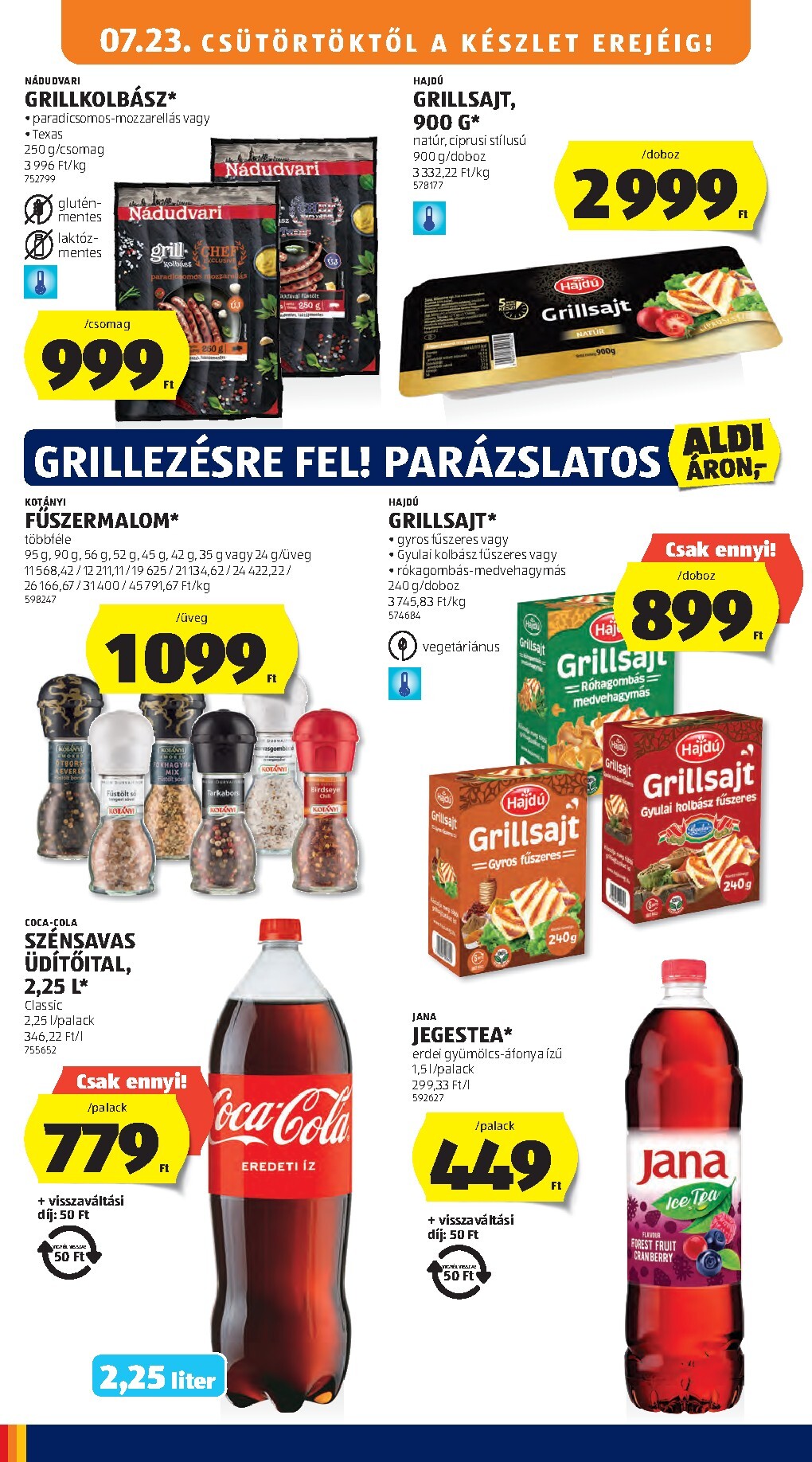 aldi - Aldi hirdetmény a következő hétre csütörtöktől 2026.07.23.-tól szerdától 2026.07.29.-ig - page: 12