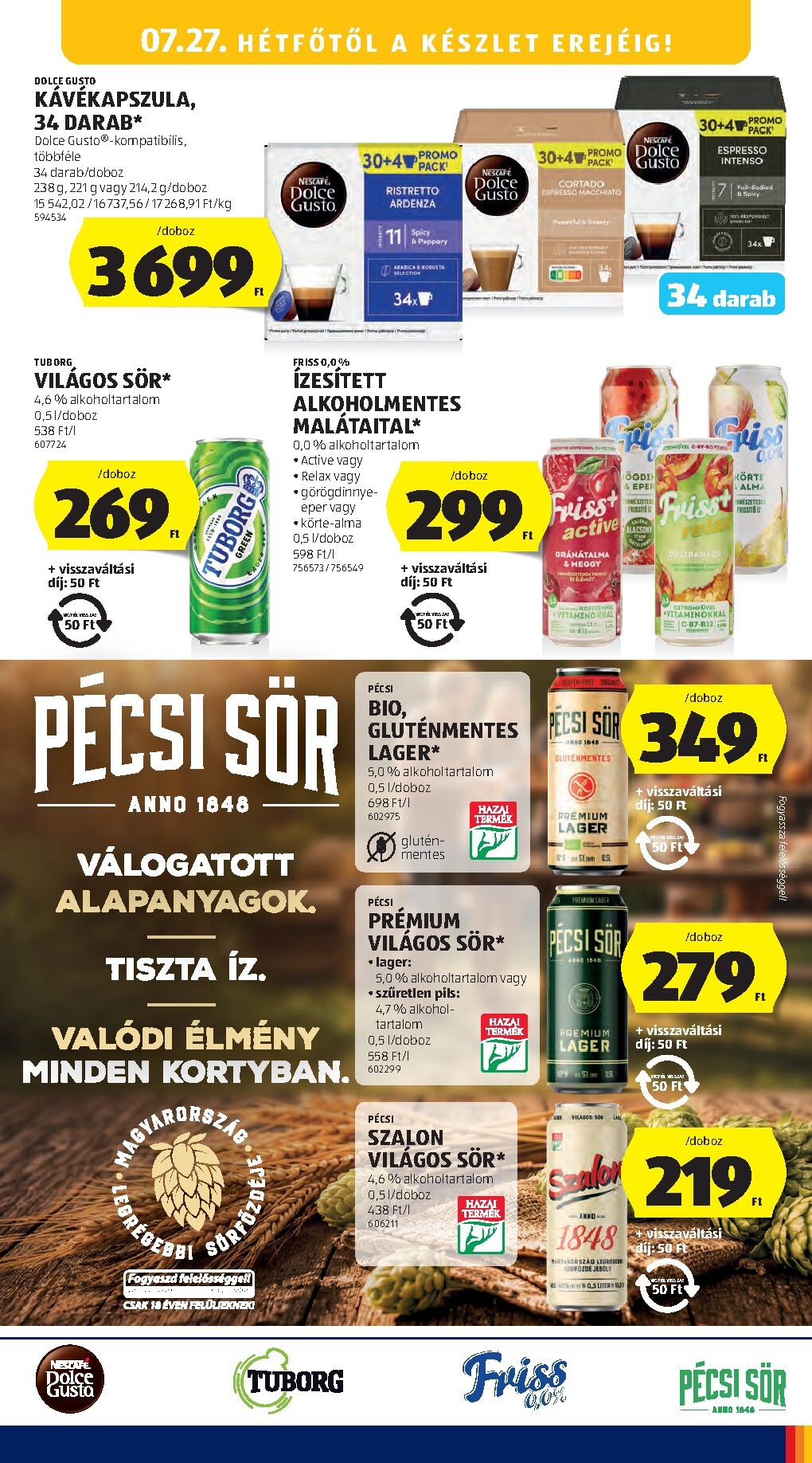 aldi - Aldi hirdetmény a következő hétre csütörtöktől 2026.07.23.-tól szerdától 2026.07.29.-ig - page: 25