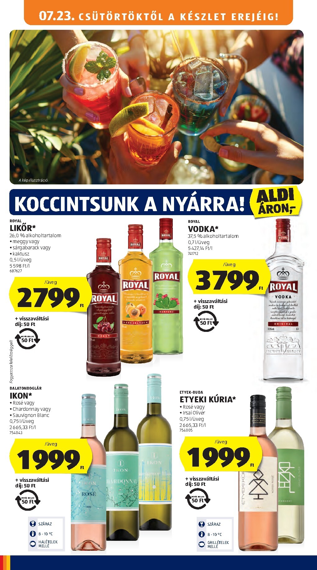 aldi - Aldi hirdetmény a következő hétre csütörtöktől 2026.07.23.-tól szerdától 2026.07.29.-ig - page: 14