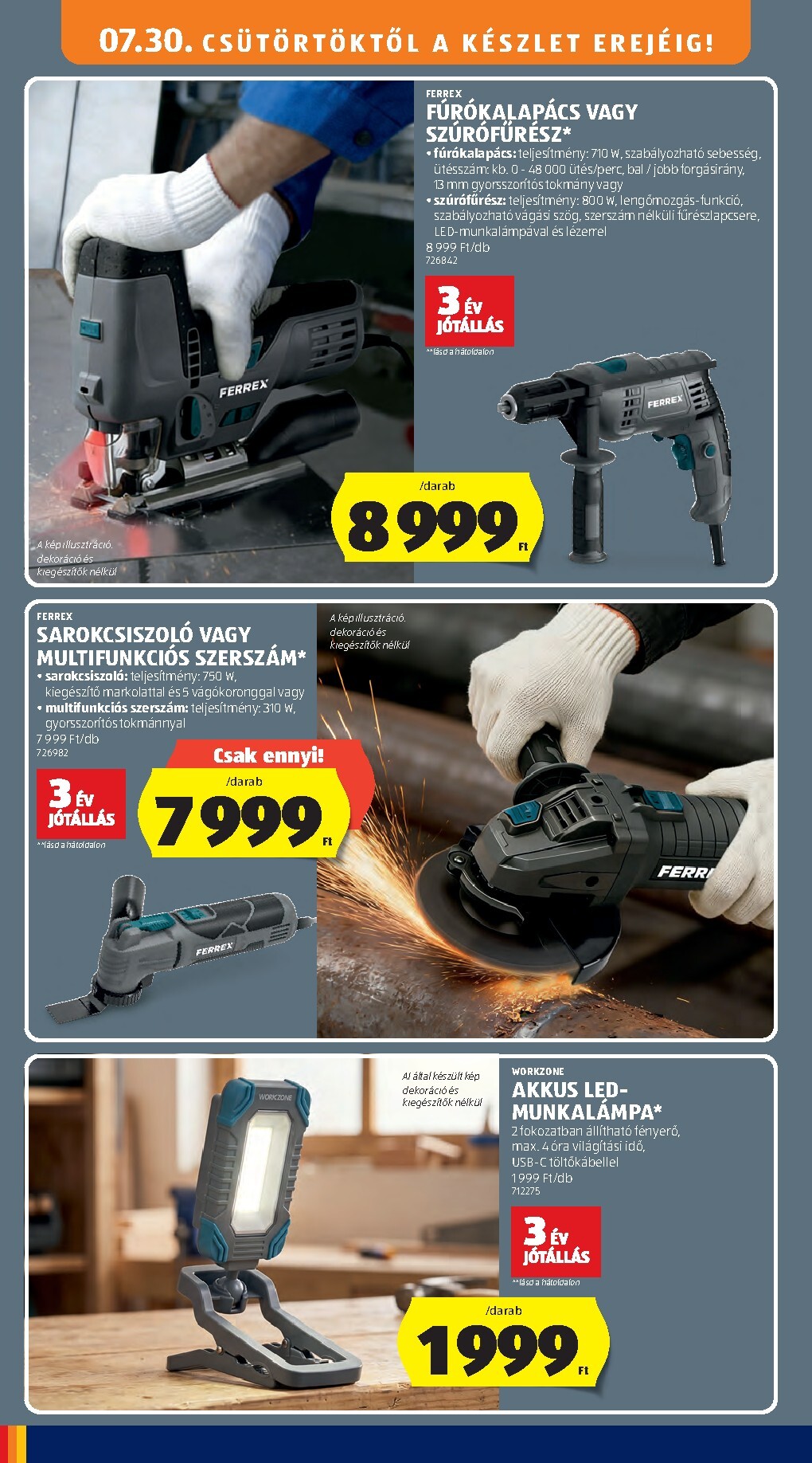 aldi - Aldi - Középső sor termékei hirdetmény a következő hétre csütörtöktől 2026.07.30.-tól szerdától 2026.08.05.-ig - page: 10