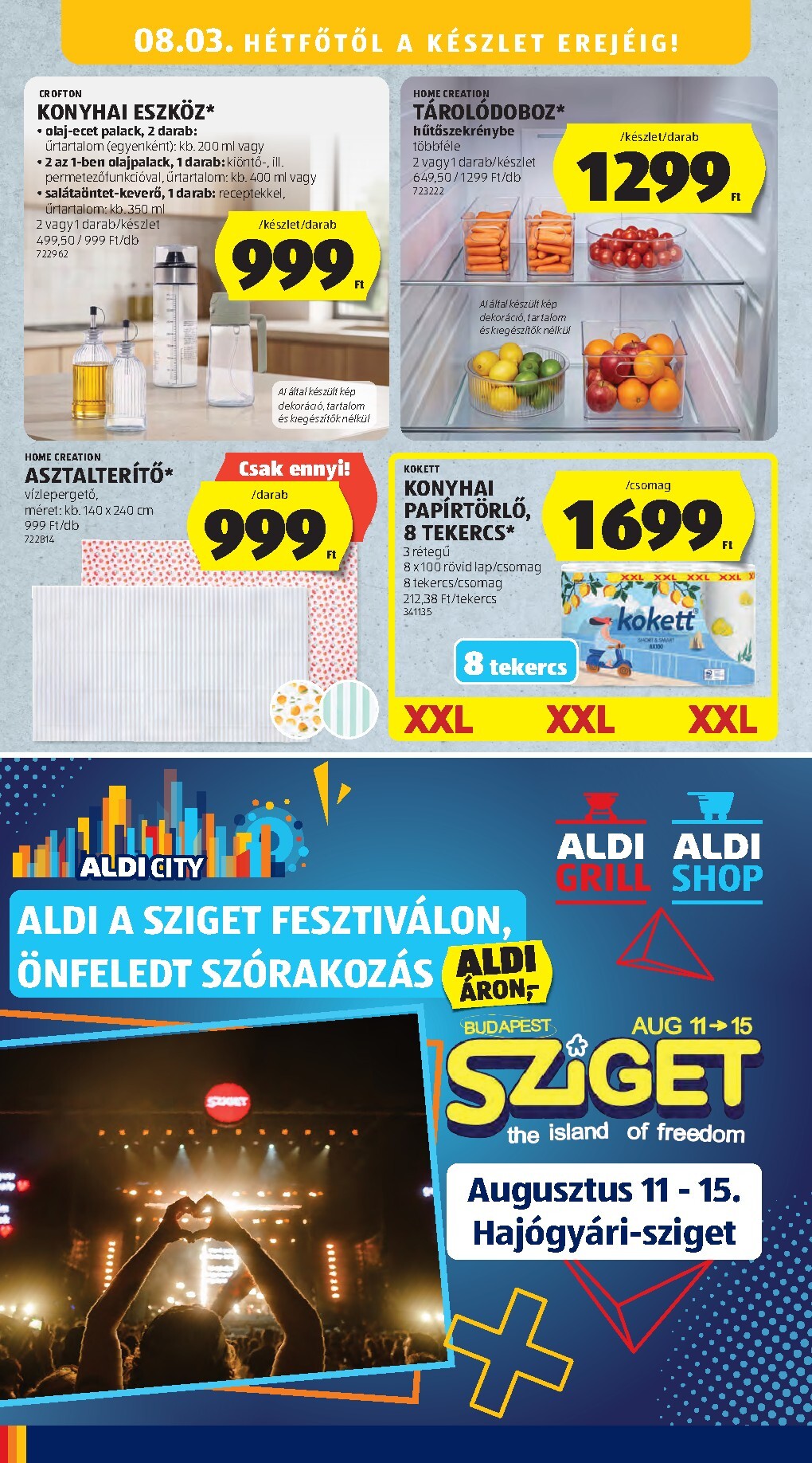 aldi - Aldi hirdetmény a következő hétre csütörtöktől 2026.07.30.-tól szerdától 2026.08.05.-ig - page: 46