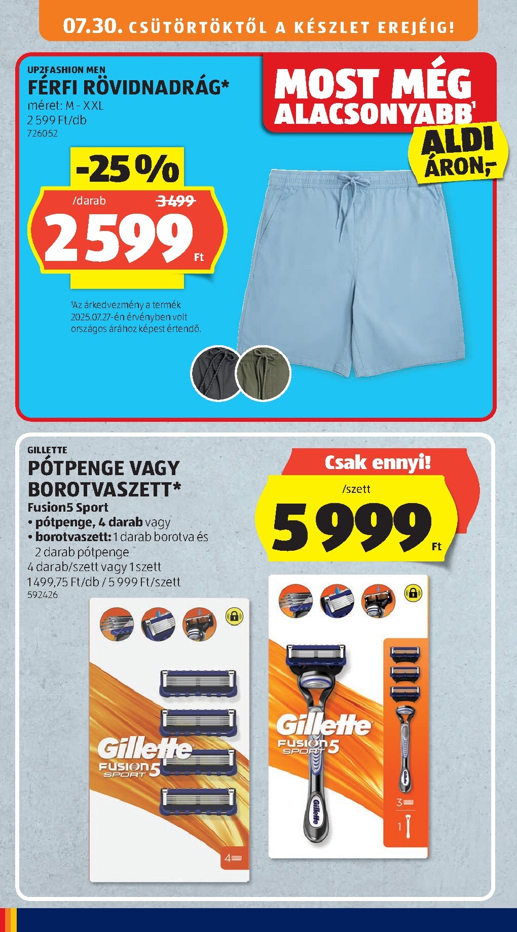 aldi - Aldi hirdetmény a következő hétre csütörtöktől 2026.07.30.-tól szerdától 2026.08.05.-ig - page: 40