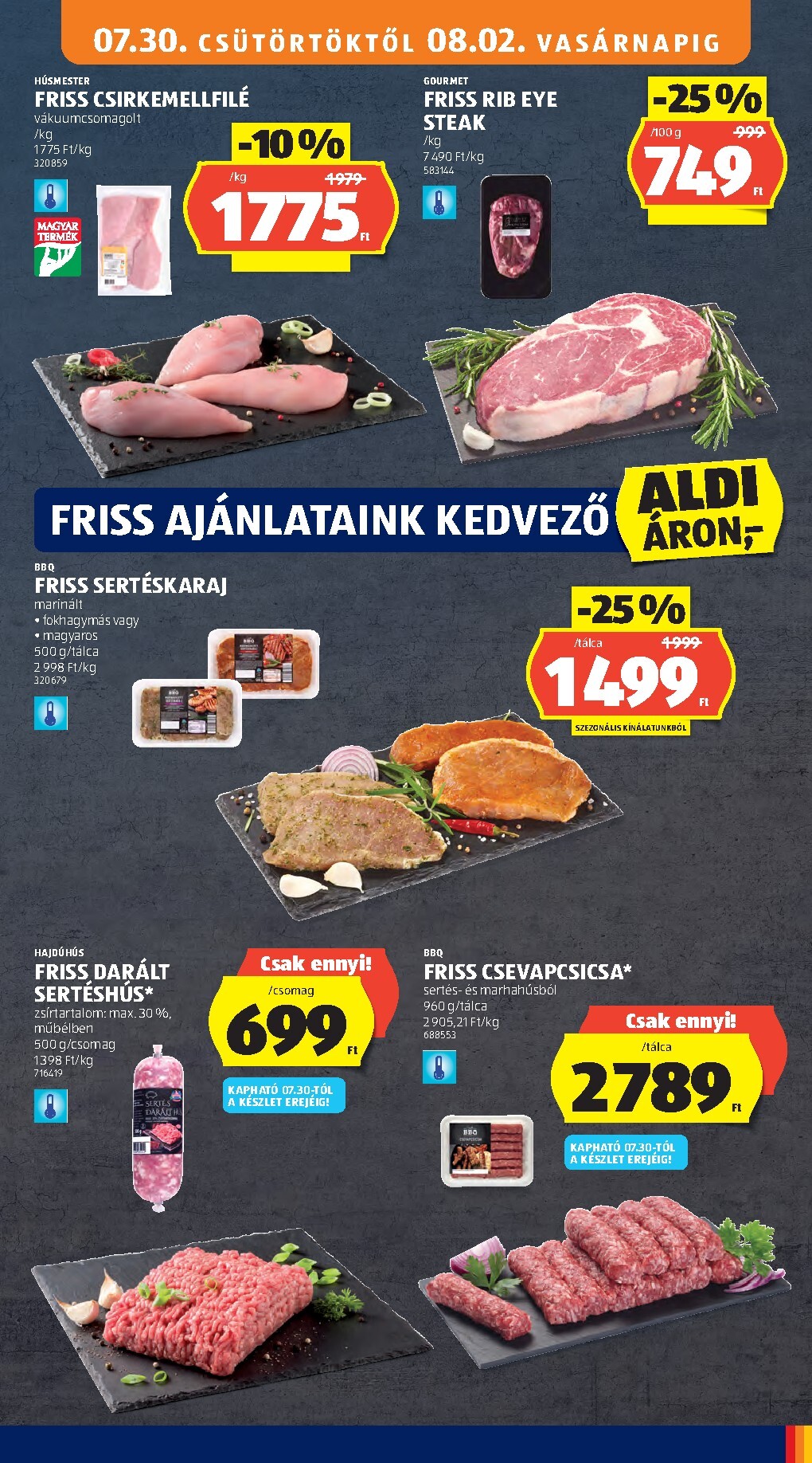 aldi - Aldi hirdetmény a következő hétre csütörtöktől 2026.07.30.-tól szerdától 2026.08.05.-ig - page: 11
