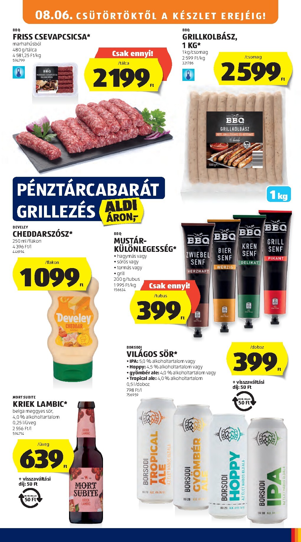 aldi - Aldi hirdetmény a következő hétre csütörtöktől 2026.08.06.-tól szerdától 2026.08.12.-ig - page: 13