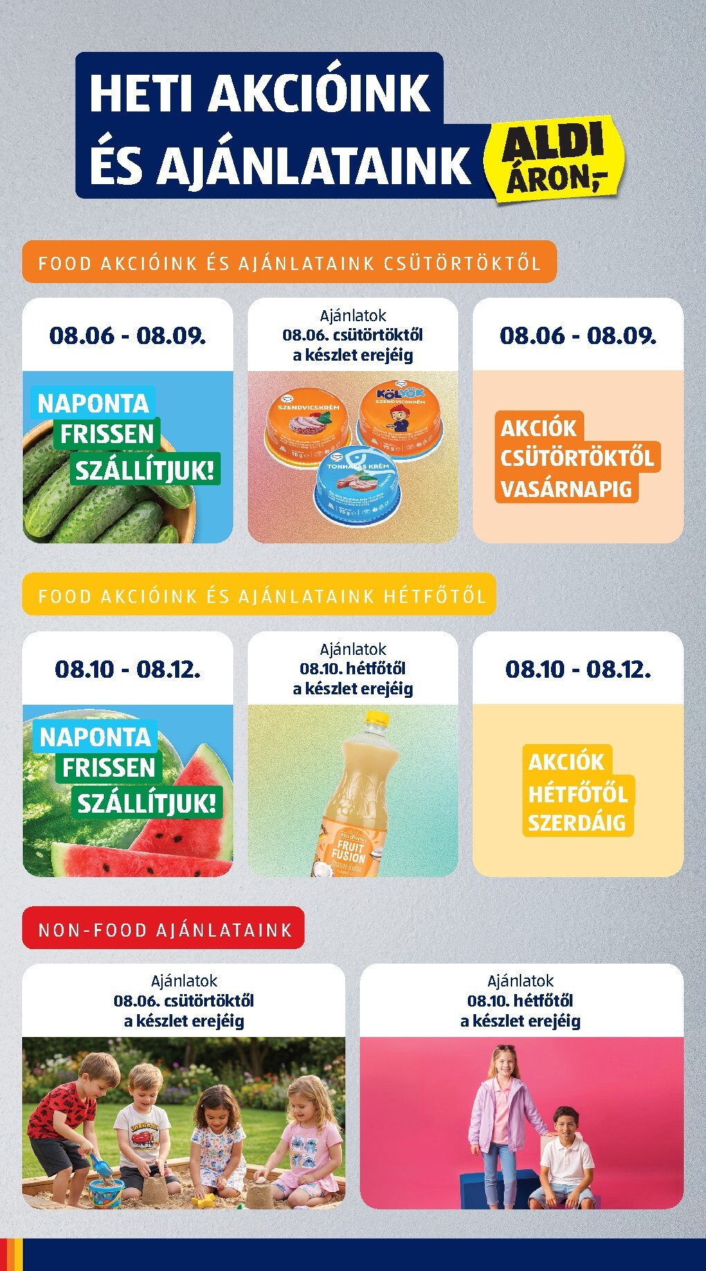 aldi - Aldi hirdetmény a következő hétre csütörtöktől 2026.08.06.-tól szerdától 2026.08.12.-ig - page: 6