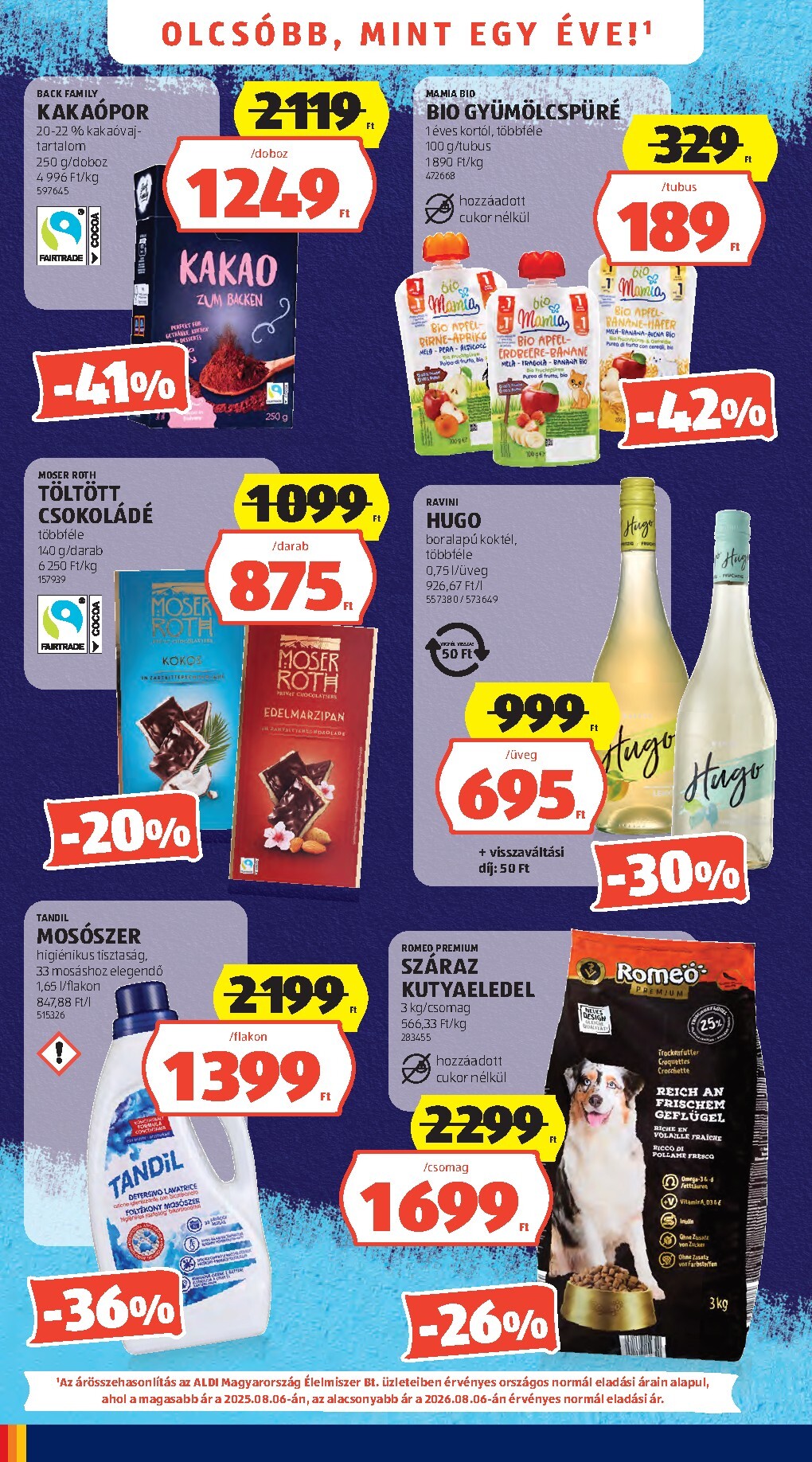 aldi - Aldi hirdetmény a következő hétre csütörtöktől 2026.08.06.-tól szerdától 2026.08.12.-ig - page: 4