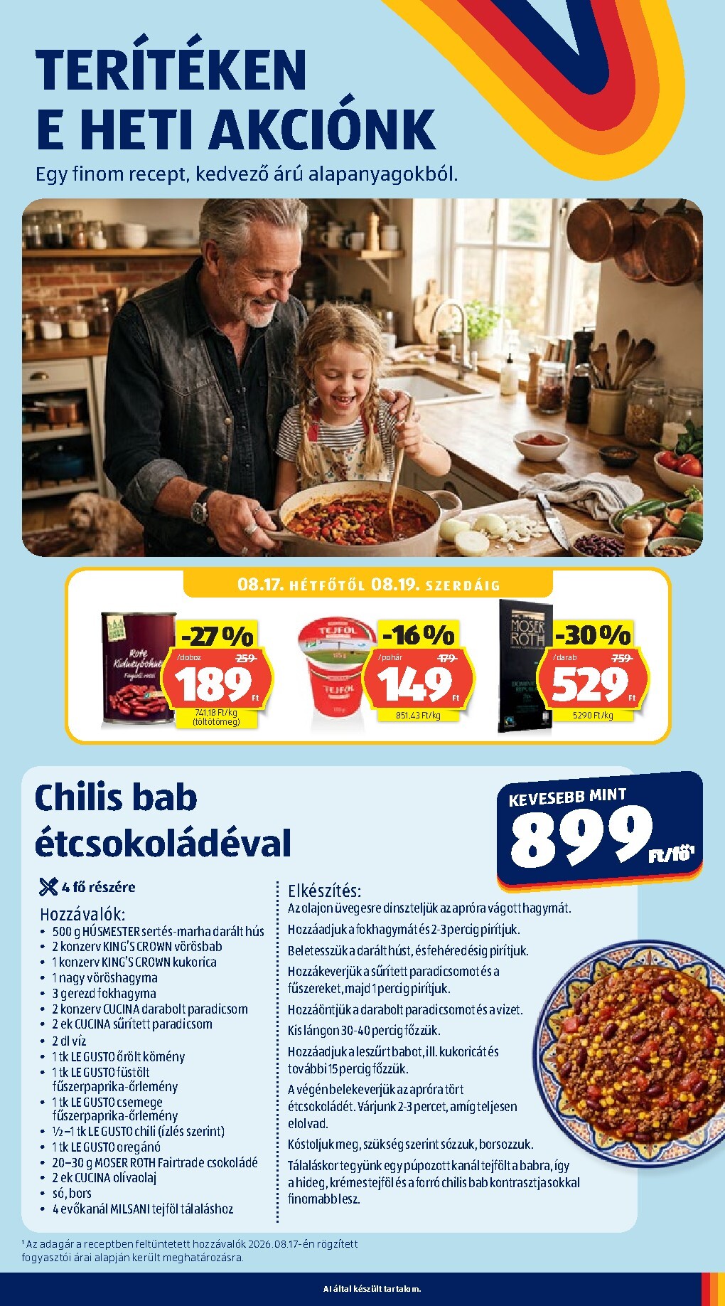 aldi - Aldi hirdetmény a következő hétre csütörtöktől 2026.08.13.-tól szerdától 2026.08.19.-ig - page: 29