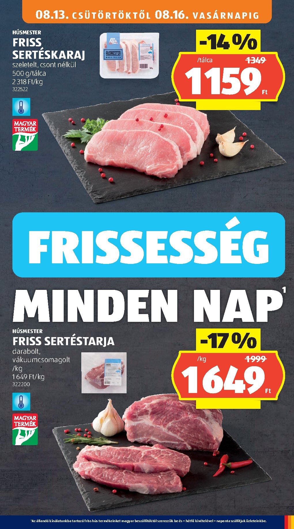 aldi - Aldi hirdetmény a következő hétre csütörtöktől 2026.08.13.-tól szerdától 2026.08.19.-ig - page: 13