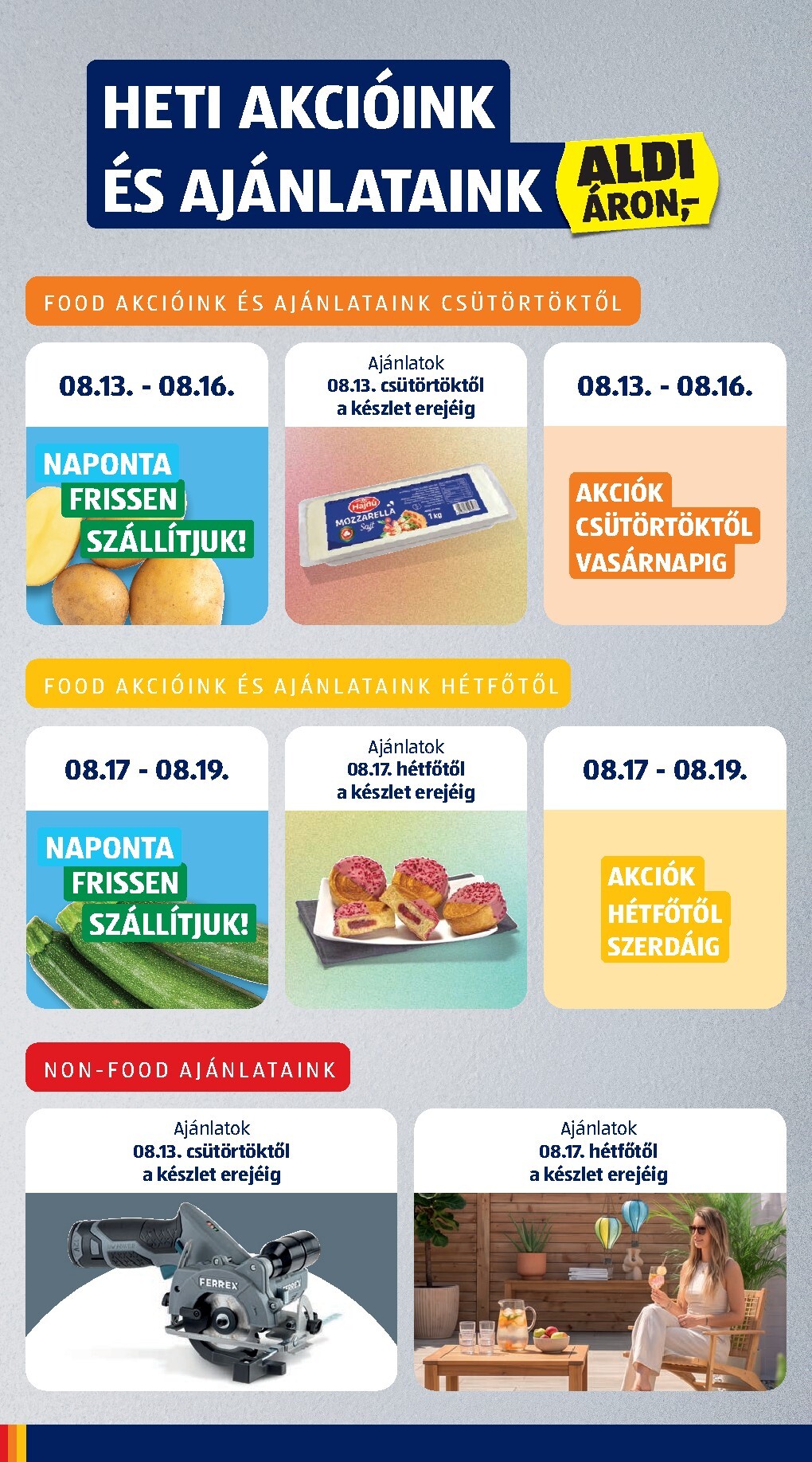 aldi - Aldi hirdetmény a következő hétre csütörtöktől 2026.08.13.-tól szerdától 2026.08.19.-ig - page: 6