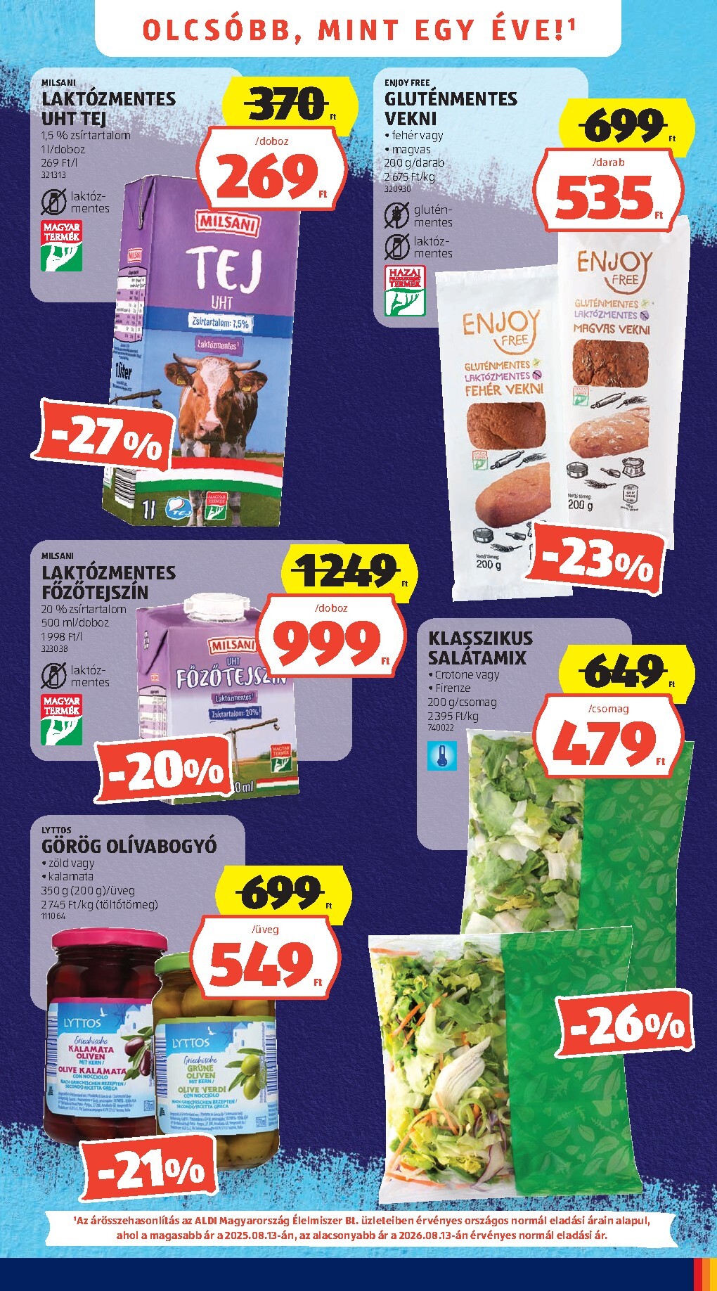 aldi - Aldi hirdetmény a következő hétre csütörtöktől 2026.08.13.-tól szerdától 2026.08.19.-ig - page: 3