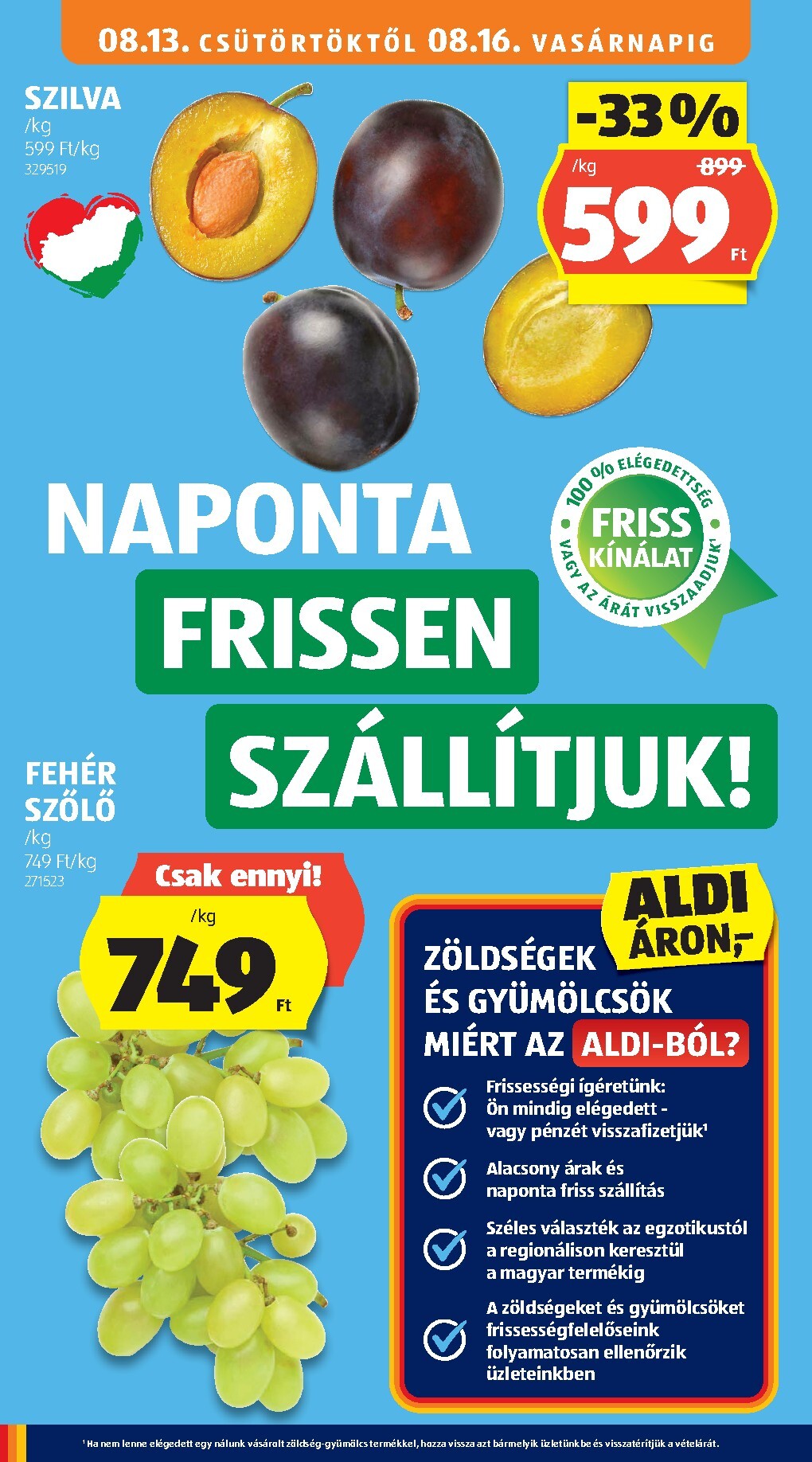 aldi - Aldi hirdetmény a következő hétre csütörtöktől 2026.08.13.-tól szerdától 2026.08.19.-ig - page: 12