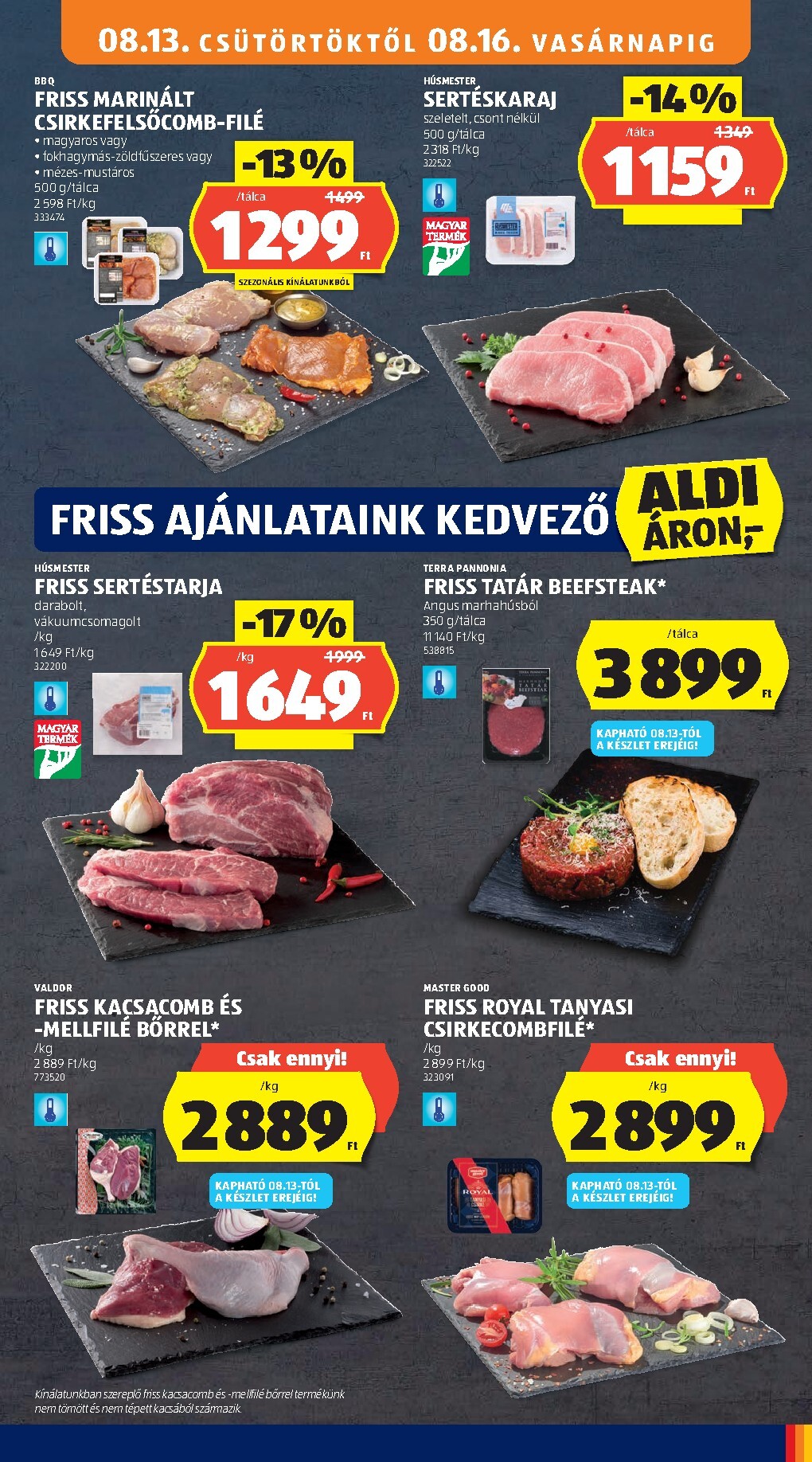 aldi - Aldi hirdetmény a következő hétre csütörtöktől 2026.08.13.-tól szerdától 2026.08.19.-ig - page: 11