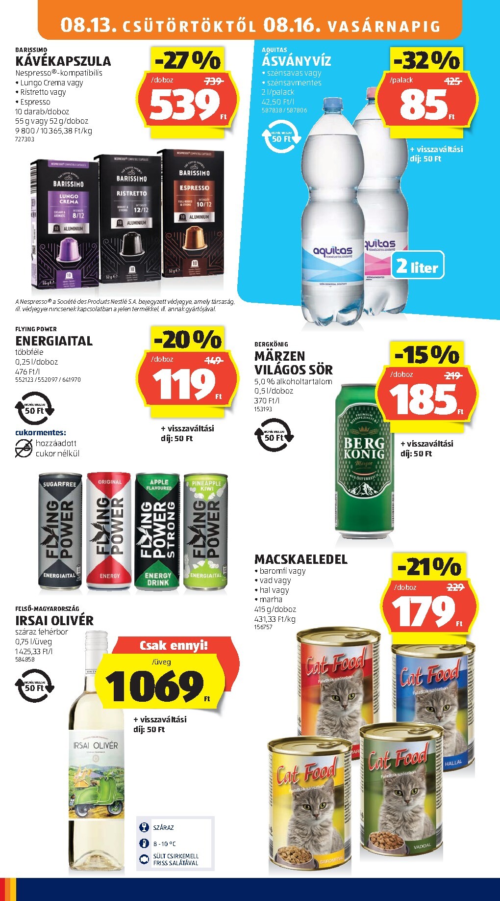 aldi - Aldi hirdetmény a következő hétre csütörtöktől 2026.08.13.-tól szerdától 2026.08.19.-ig - page: 20
