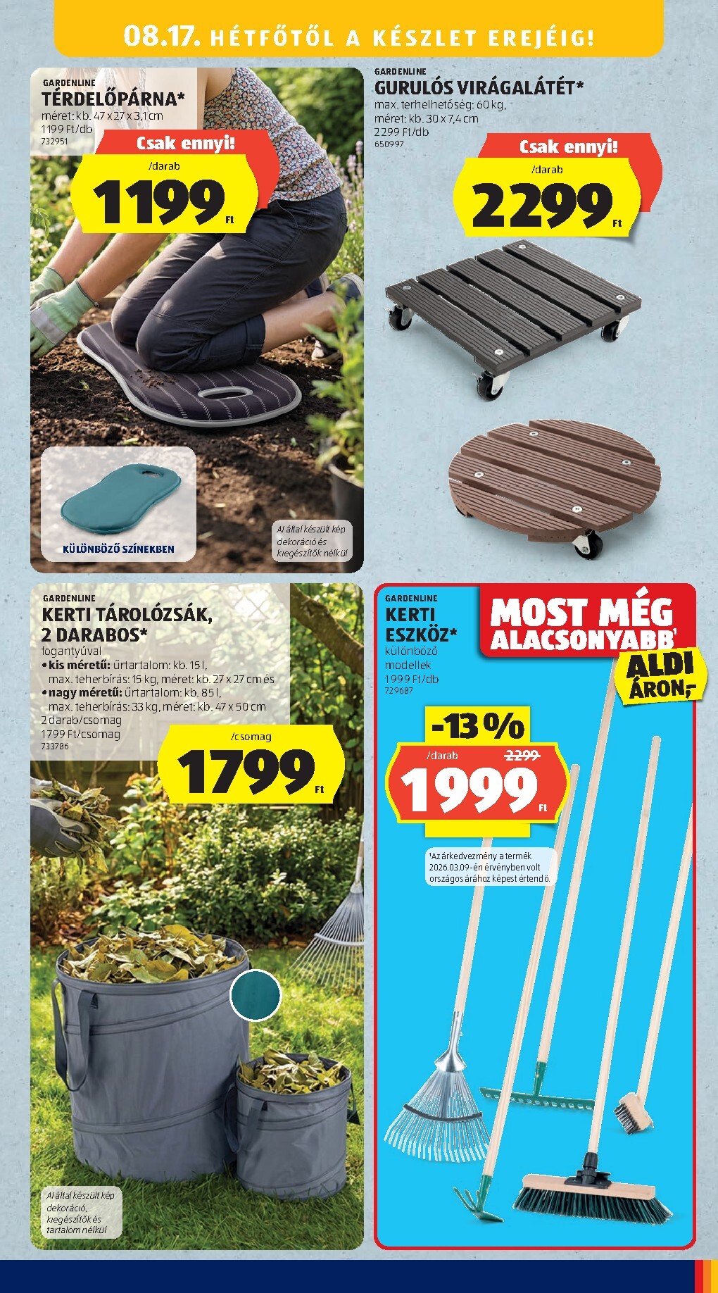 aldi - Aldi hirdetmény a következő hétre csütörtöktől 2026.08.13.-tól szerdától 2026.08.19.-ig - page: 41