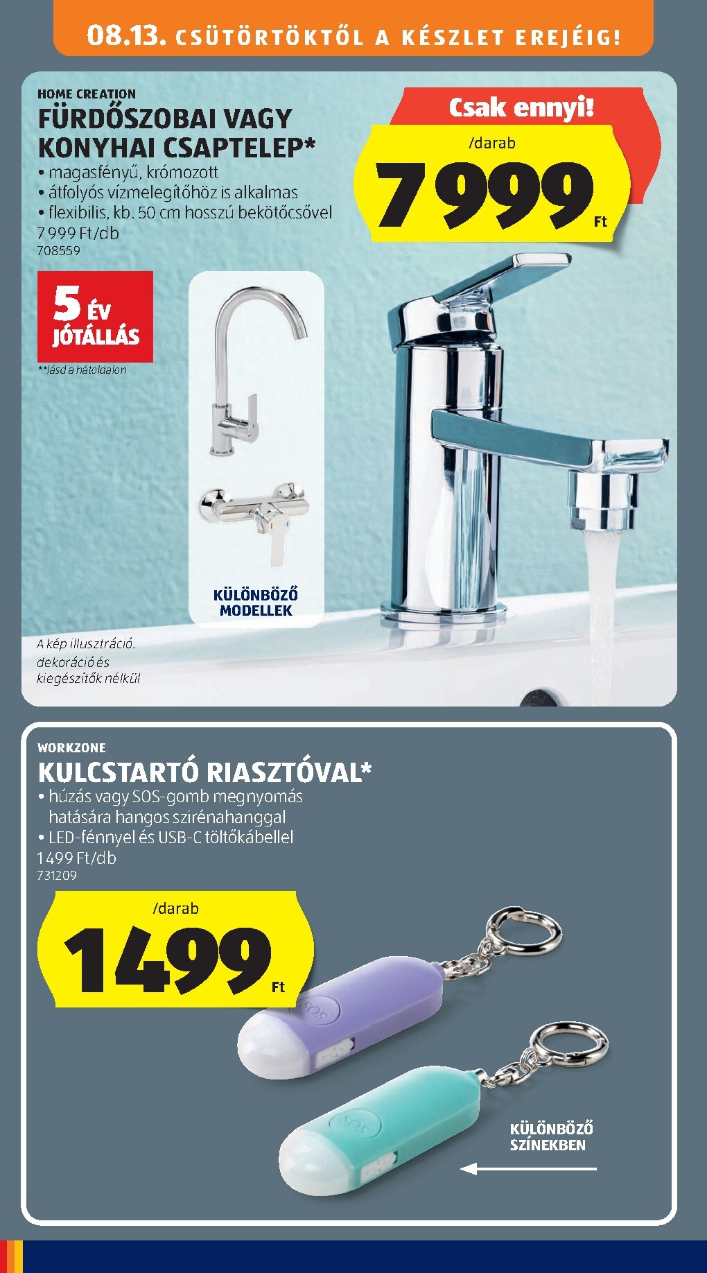 aldi - Aldi hirdetmény a következő hétre csütörtöktől 2026.08.13.-tól szerdától 2026.08.19.-ig - page: 38