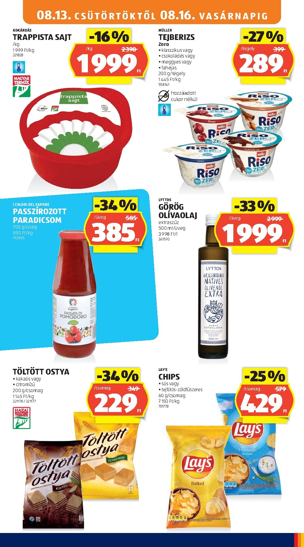 aldi - Aldi hirdetmény a következő hétre csütörtöktől 2026.08.13.-tól szerdától 2026.08.19.-ig - page: 19