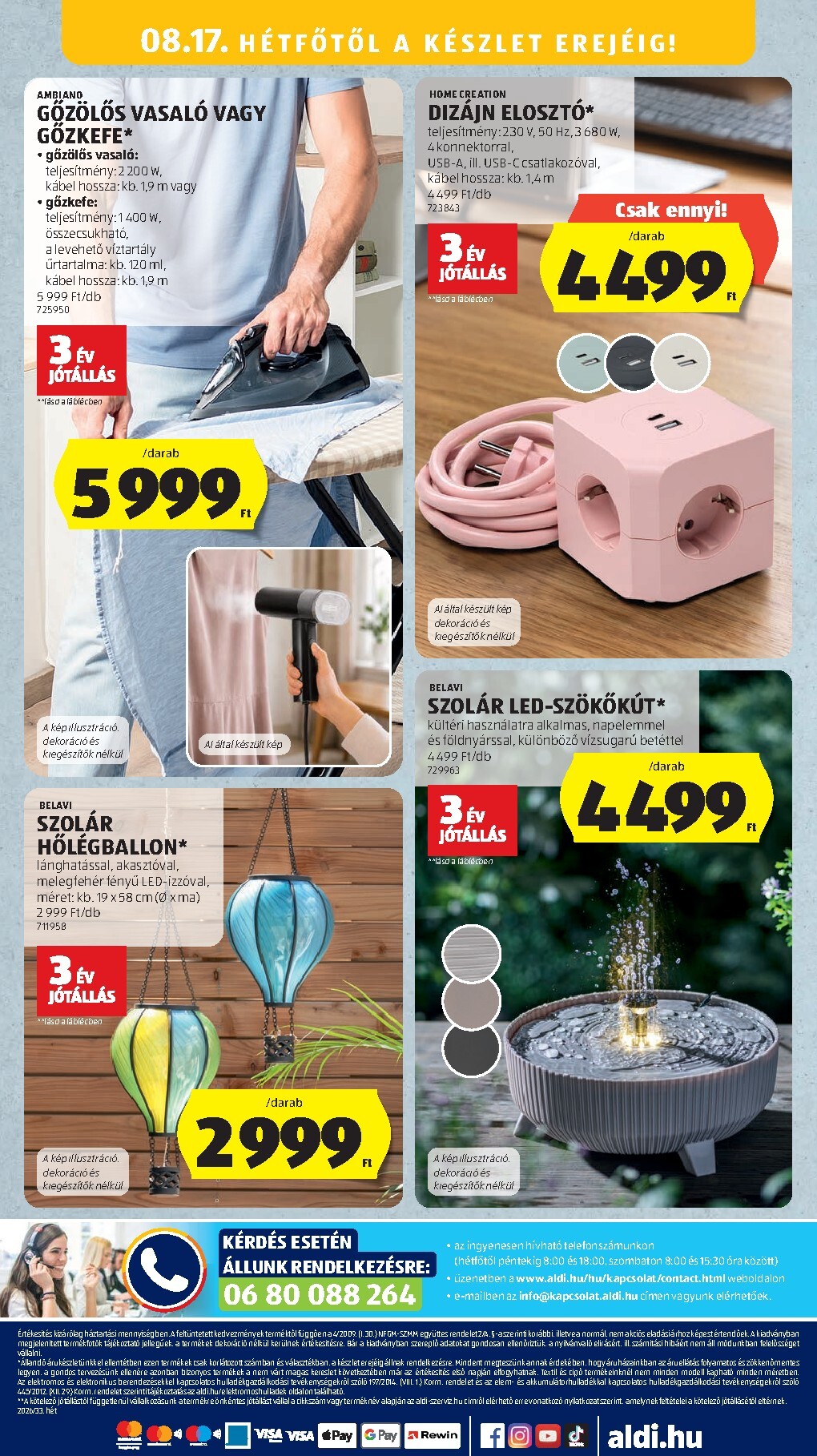aldi - Aldi hirdetmény a következő hétre csütörtöktől 2026.08.13.-tól szerdától 2026.08.19.-ig - page: 48