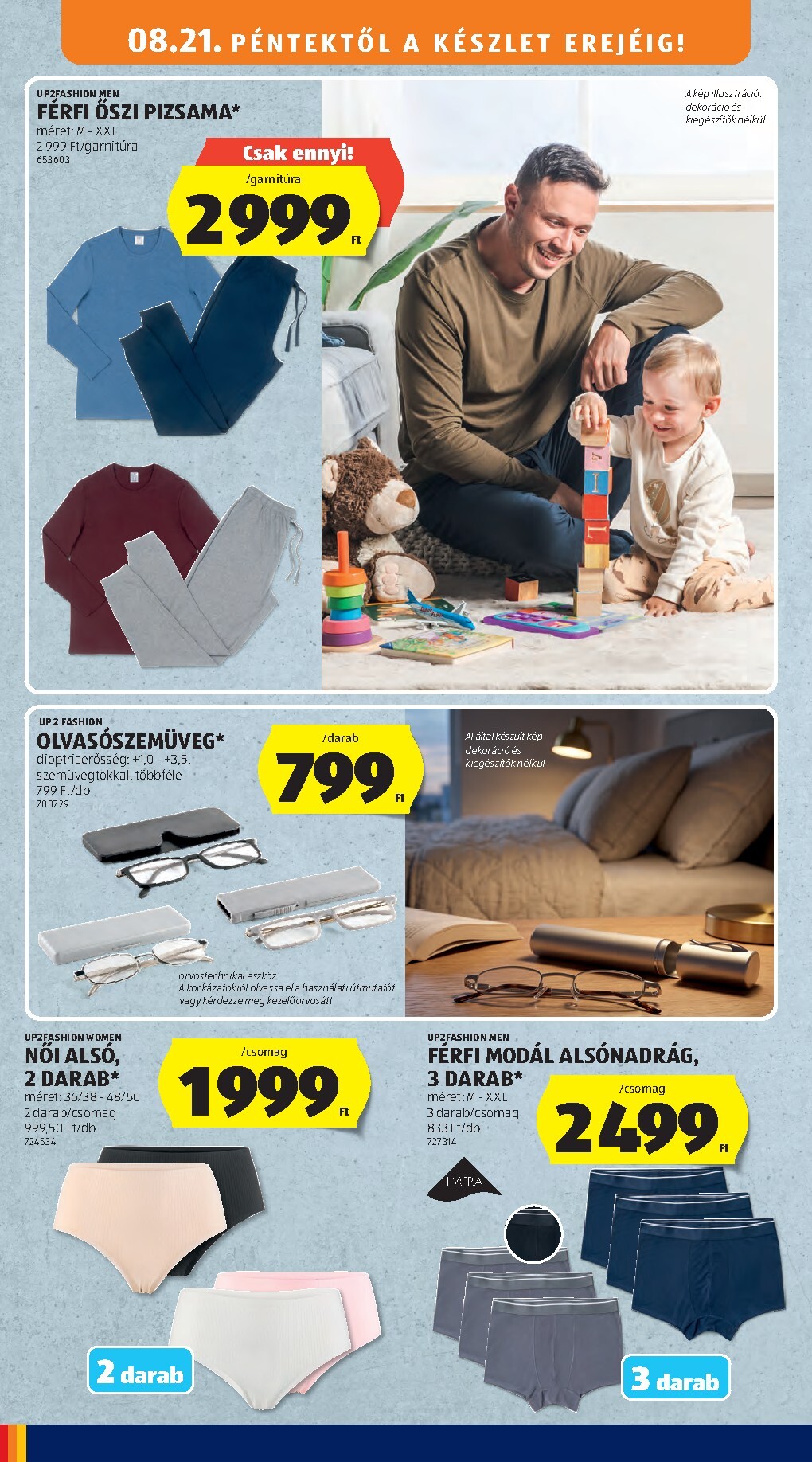 aldi - Aldi - Középső sor termékei hirdetmény a következő hétre péntektől 2026.08.21.-tól szerdától 2026.08.26.-ig - page: 8