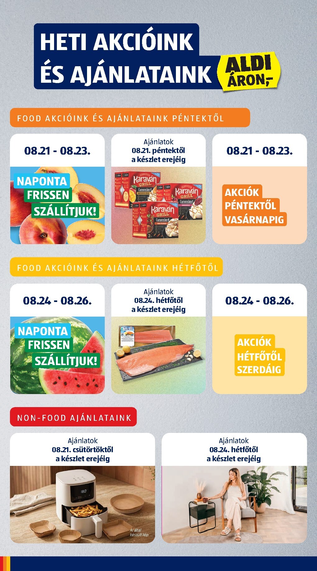aldi - Aldi hirdetmény a következő hétre péntektől 2026.08.21.-tól szerdától 2026.08.26.-ig - page: 6