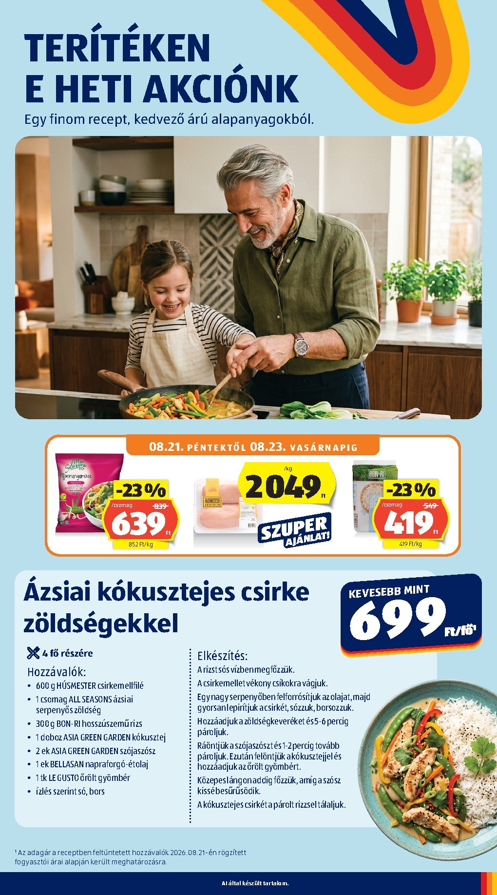 aldi - Aldi hirdetmény a következő hétre péntektől 2026.08.21.-tól szerdától 2026.08.26.-ig - page: 47