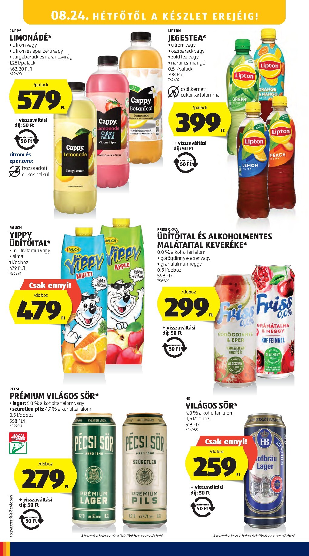aldi - Aldi hirdetmény a következő hétre péntektől 2026.08.21.-tól szerdától 2026.08.26.-ig - page: 24