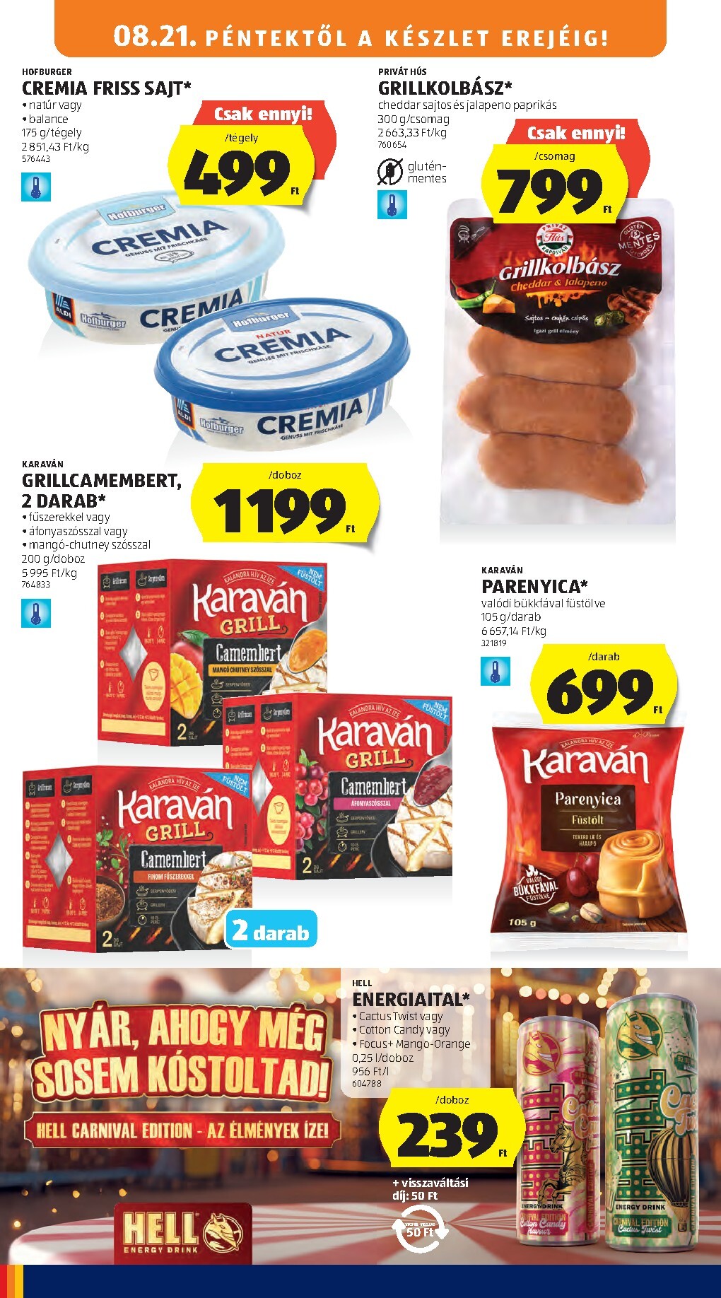 aldi - Aldi hirdetmény a következő hétre péntektől 2026.08.21.-tól szerdától 2026.08.26.-ig - page: 12