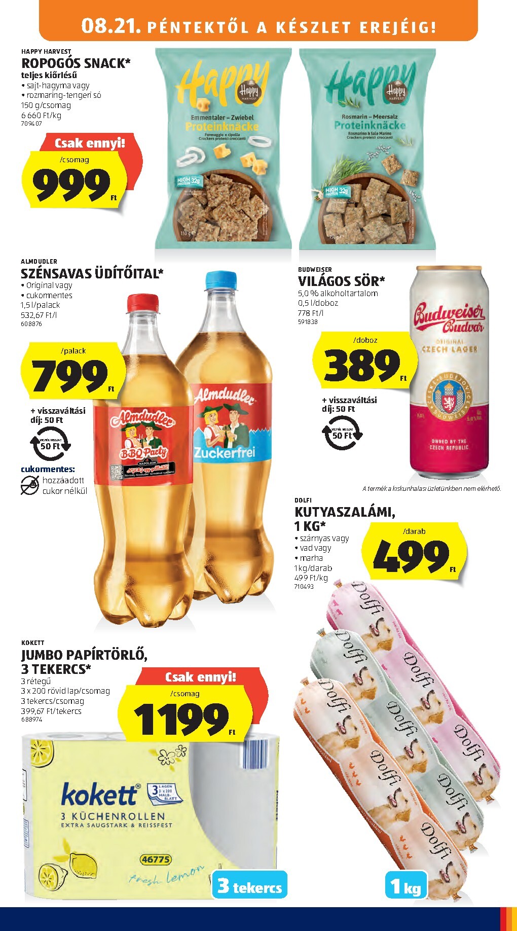 aldi - Aldi hirdetmény a következő hétre péntektől 2026.08.21.-tól szerdától 2026.08.26.-ig - page: 13