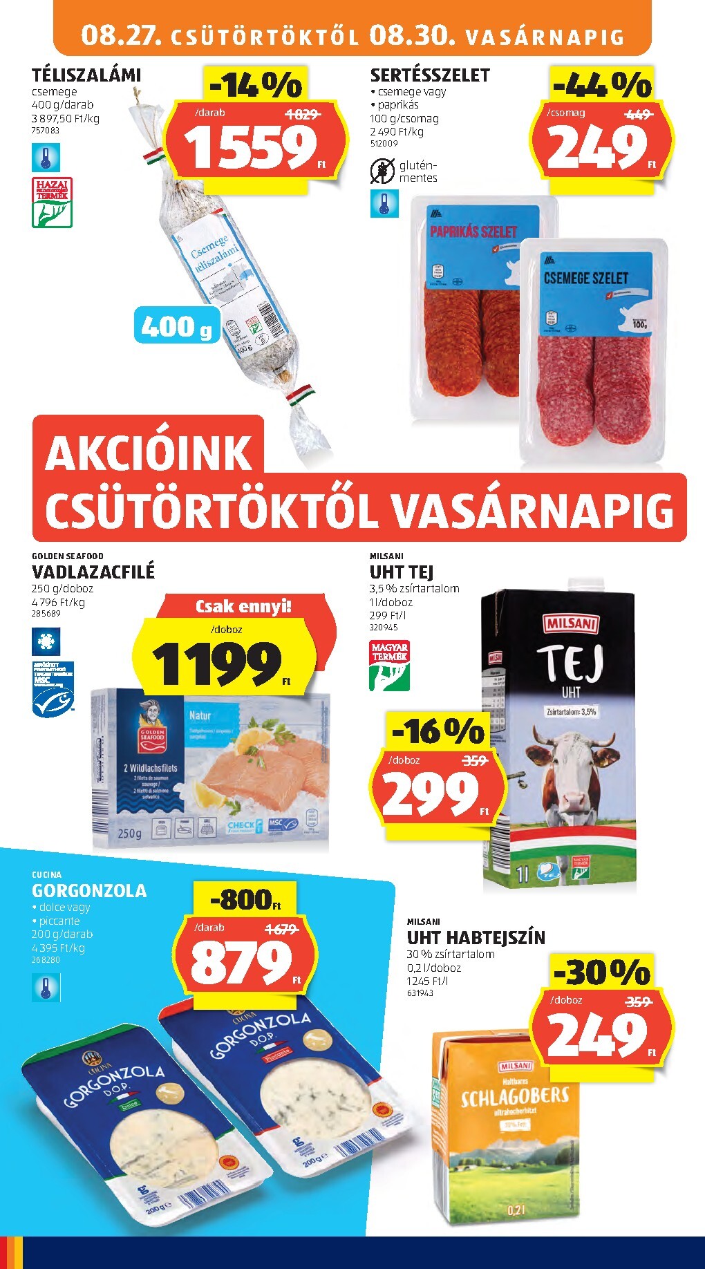aldi - Aldi hirdetmény a következő hétre csütörtöktől 2026.08.27.-tól szerdától 2026.09.02.-ig - page: 16