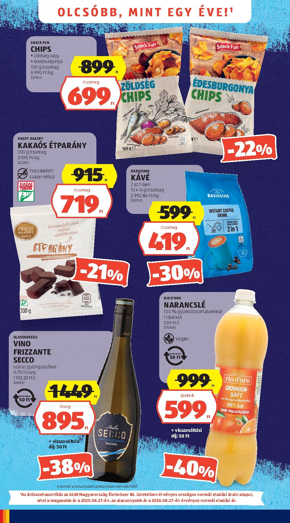 aldi - Aldi hirdetmény a következő hétre csütörtöktől 2026.08.27.-tól szerdától 2026.09.02.-ig - page: 4