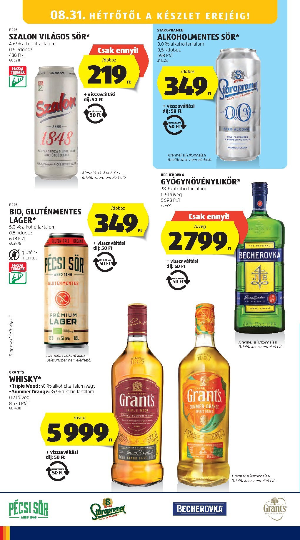 aldi - Aldi hirdetmény a következő hétre csütörtöktől 2026.08.27.-tól szerdától 2026.09.02.-ig - page: 32