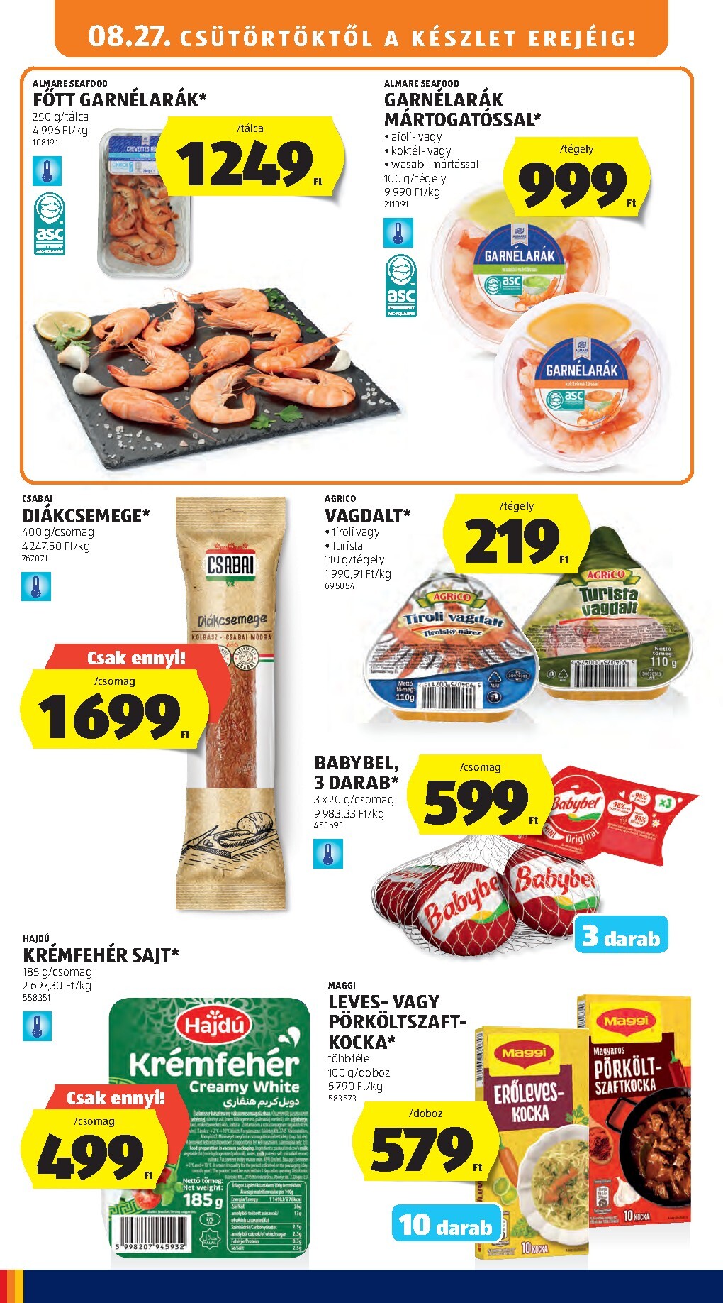 aldi - Aldi hirdetmény a következő hétre csütörtöktől 2026.08.27.-tól szerdától 2026.09.02.-ig - page: 12