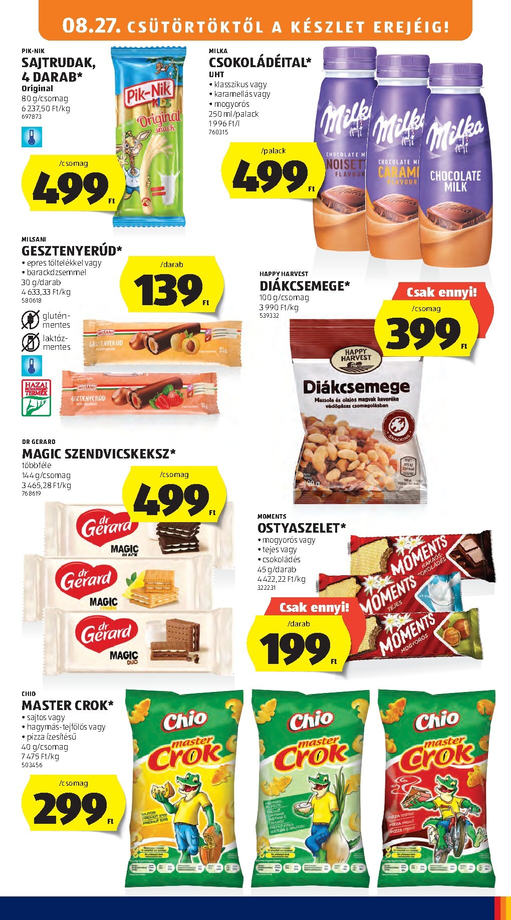 aldi - Aldi hirdetmény a következő hétre csütörtöktől 2026.08.27.-tól szerdától 2026.09.02.-ig - page: 13