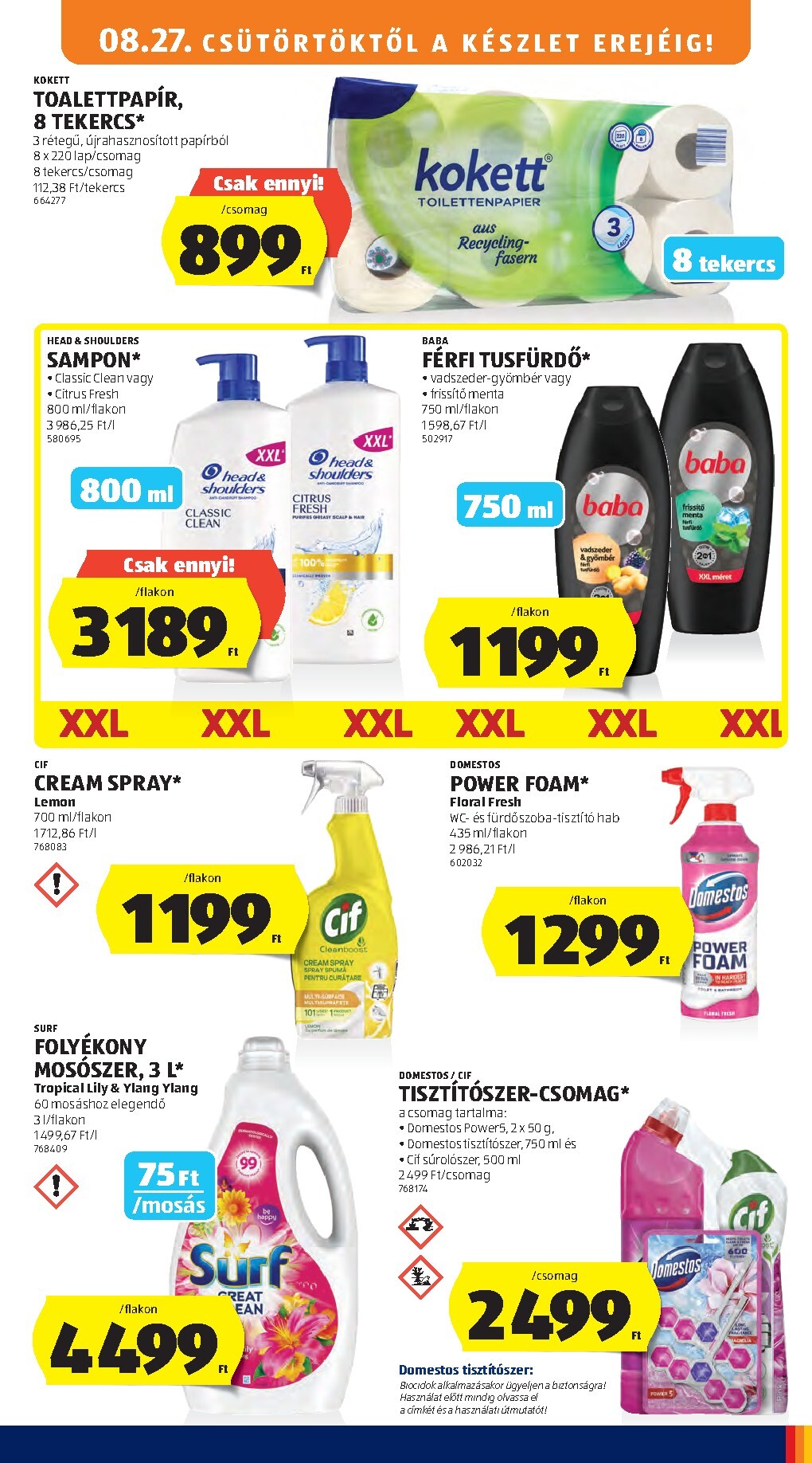 aldi - Aldi hirdetmény a következő hétre csütörtöktől 2026.08.27.-tól szerdától 2026.09.02.-ig - page: 15