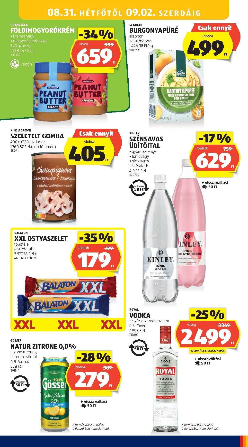 aldi - Aldi hirdetmény a következő hétre csütörtöktől 2026.08.27.-tól szerdától 2026.09.02.-ig - page: 37